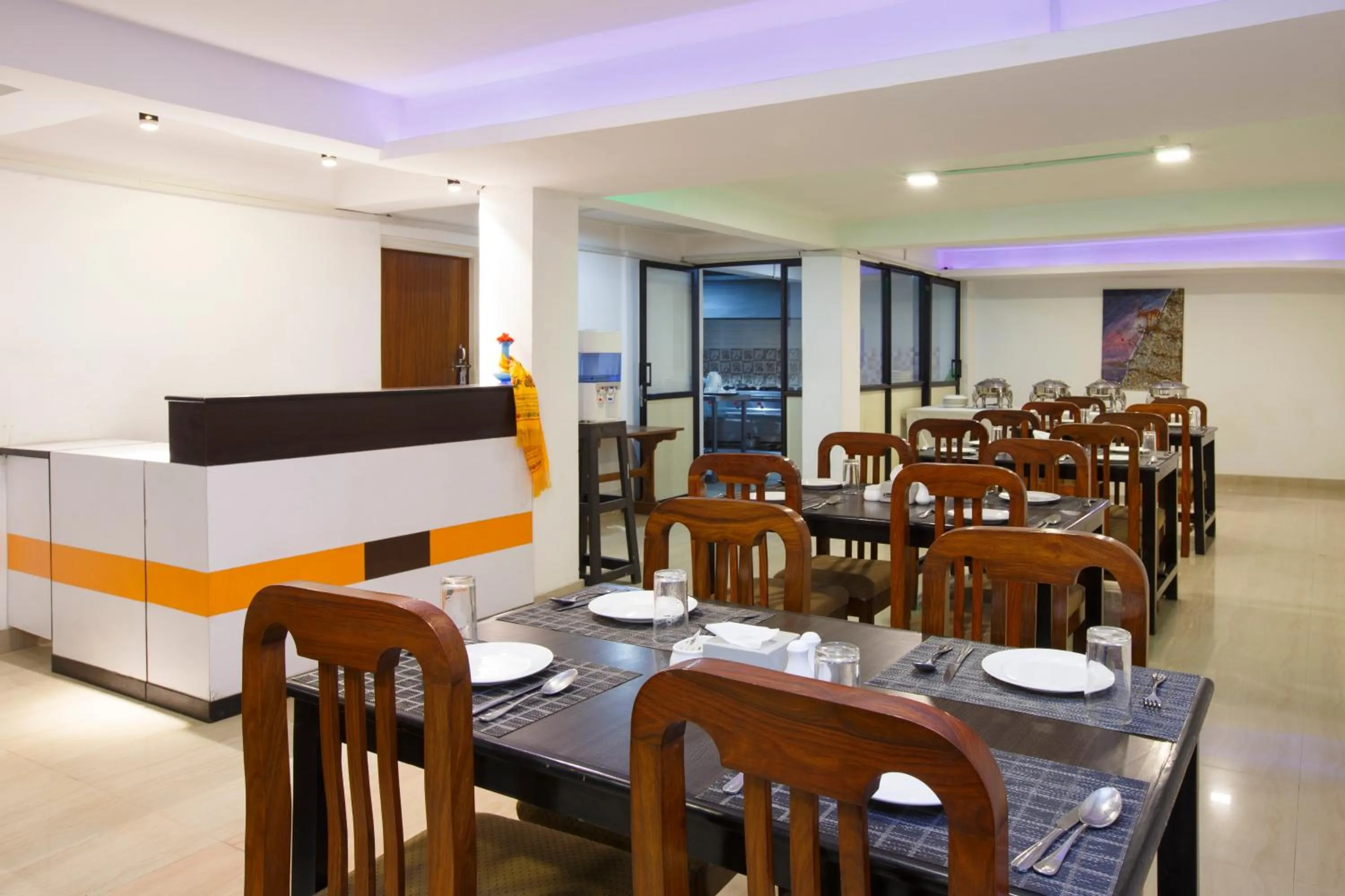 Dining area in Hotel Serenity Kathmandu
