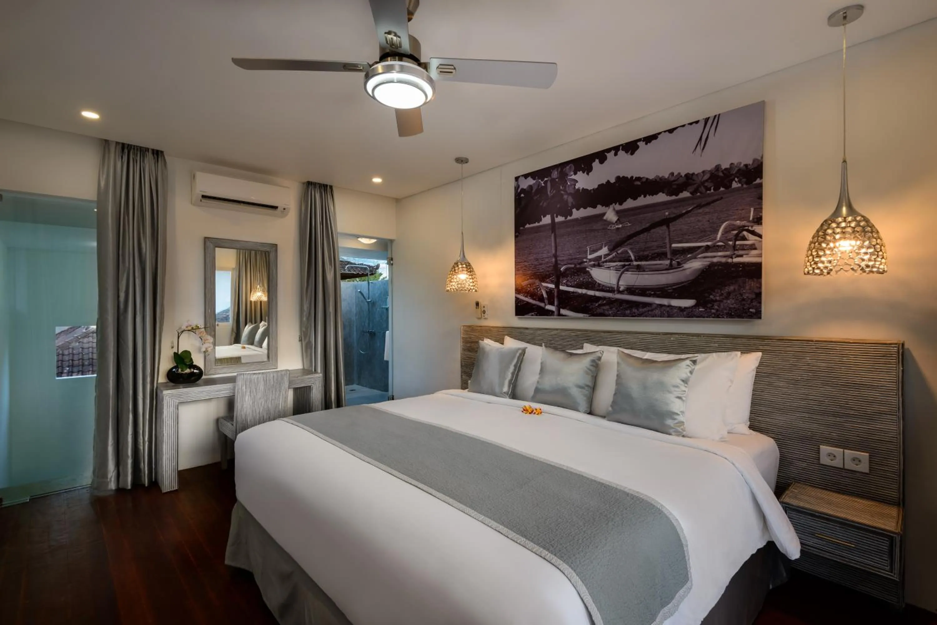 Bedroom, Bed in Villa Ozamiz Seminyak