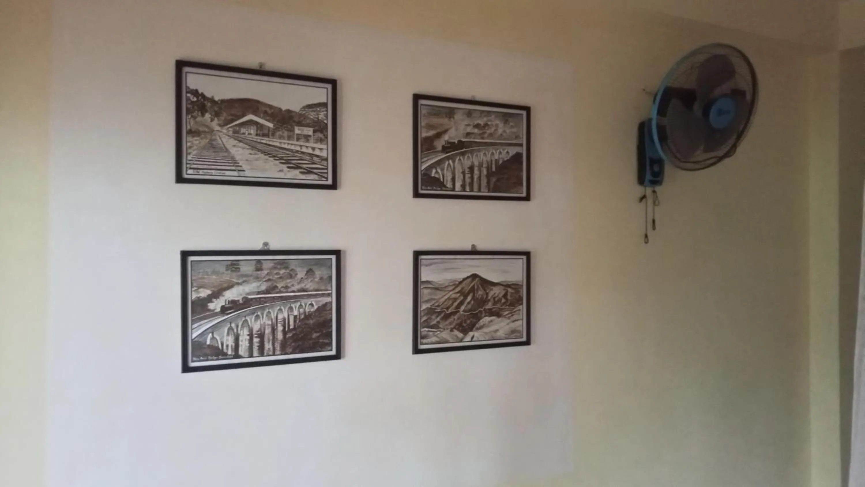 fireplace in Welcome Inn