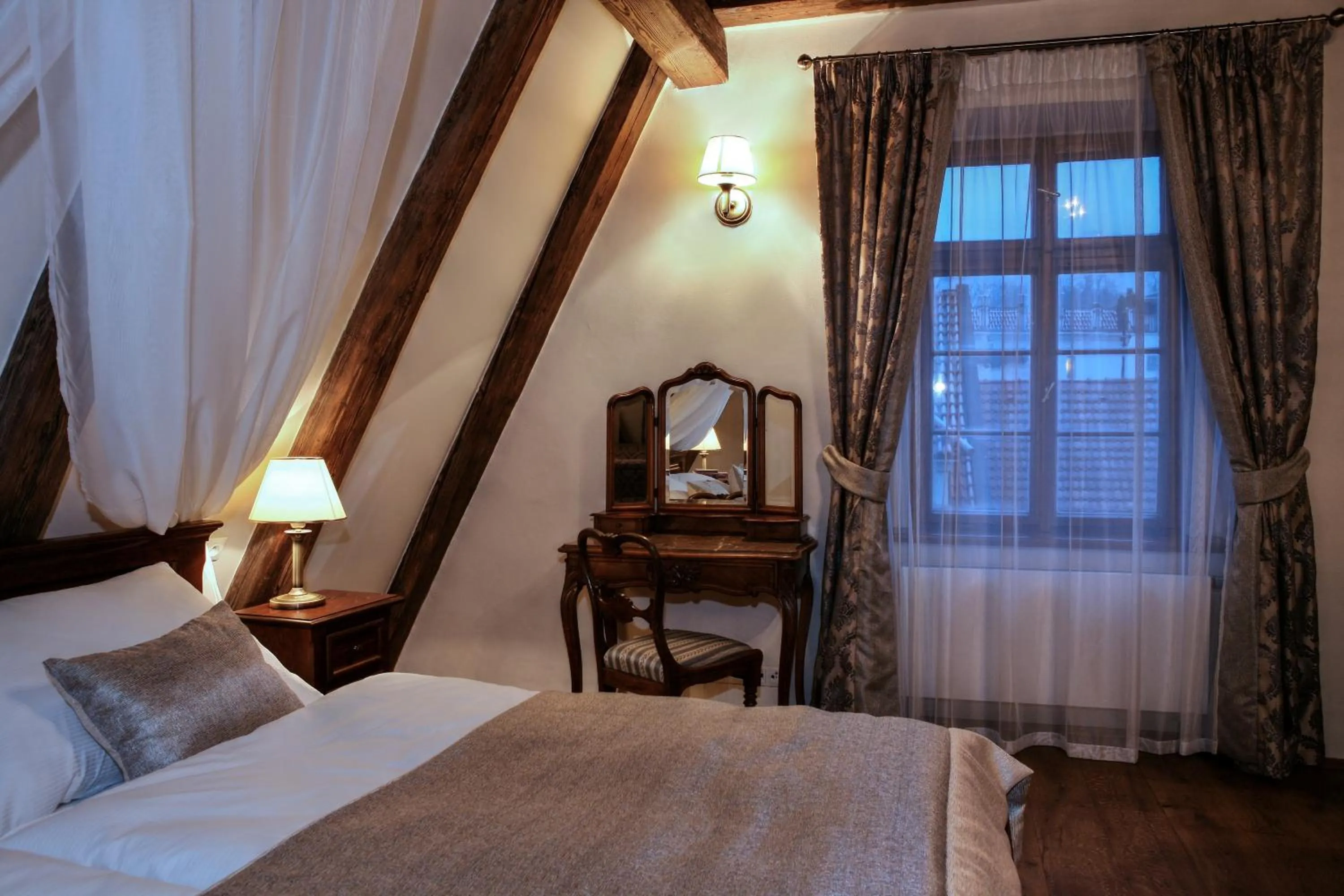 Bedroom, Bed in Residence U Mecenáše