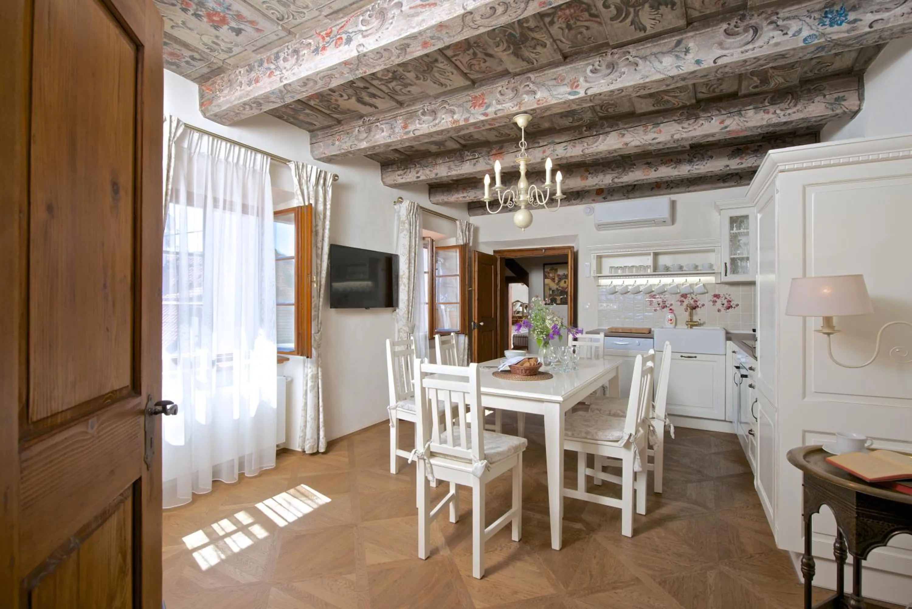 Kitchen or kitchenette in Residence U Mecenáše