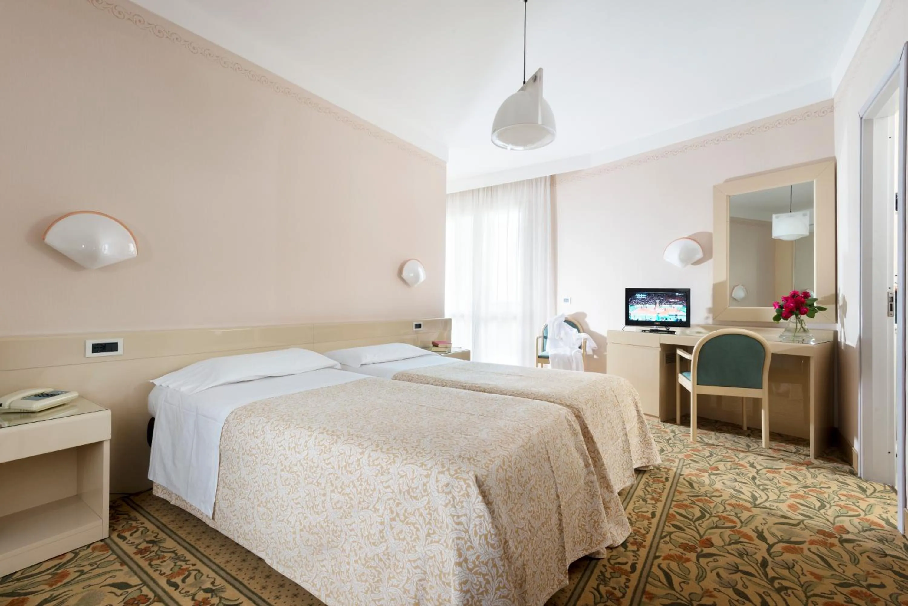 Bedroom, Bed in Hotel Apollo Terme