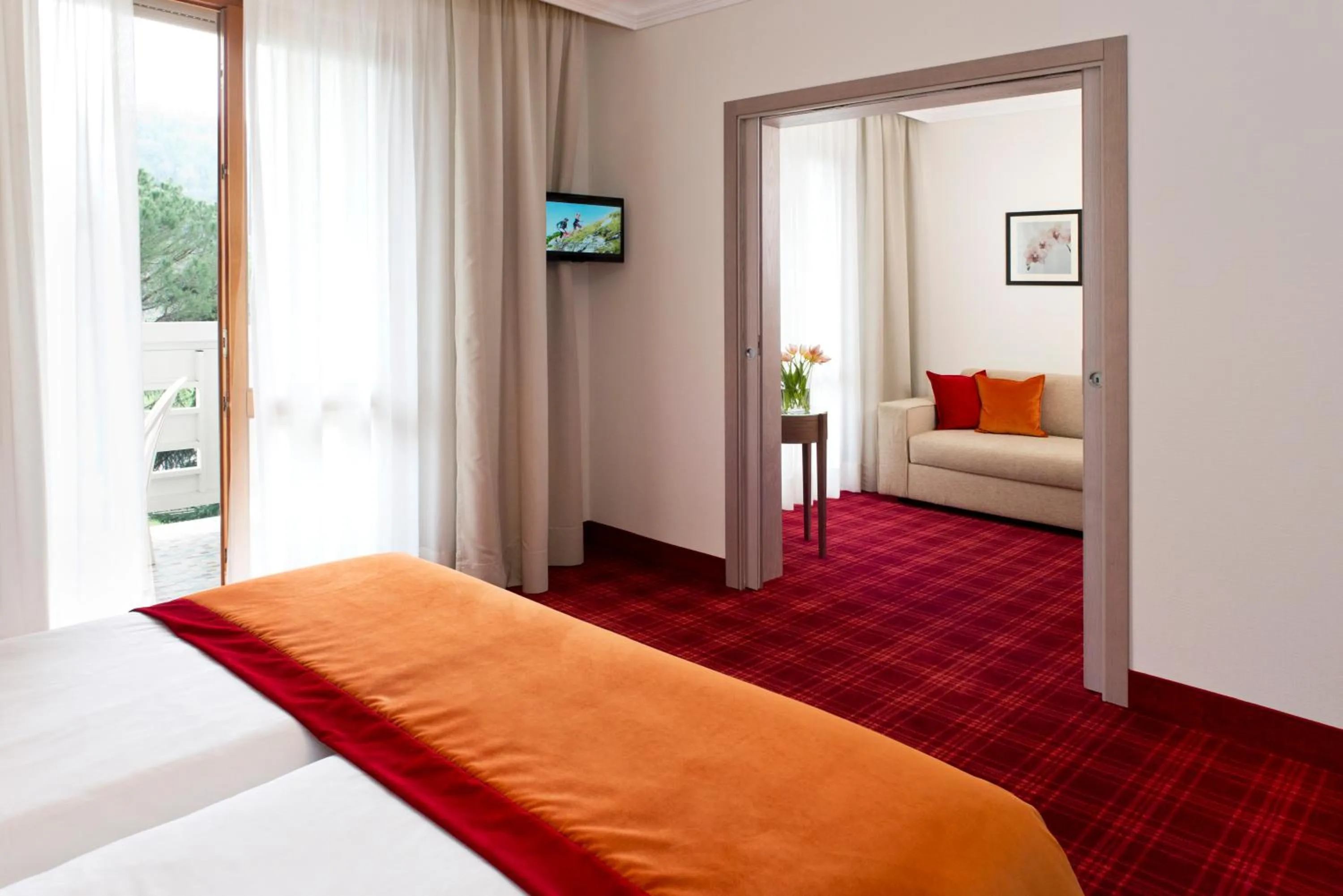 TV and multimedia, Bed in Hotel Apollo Terme