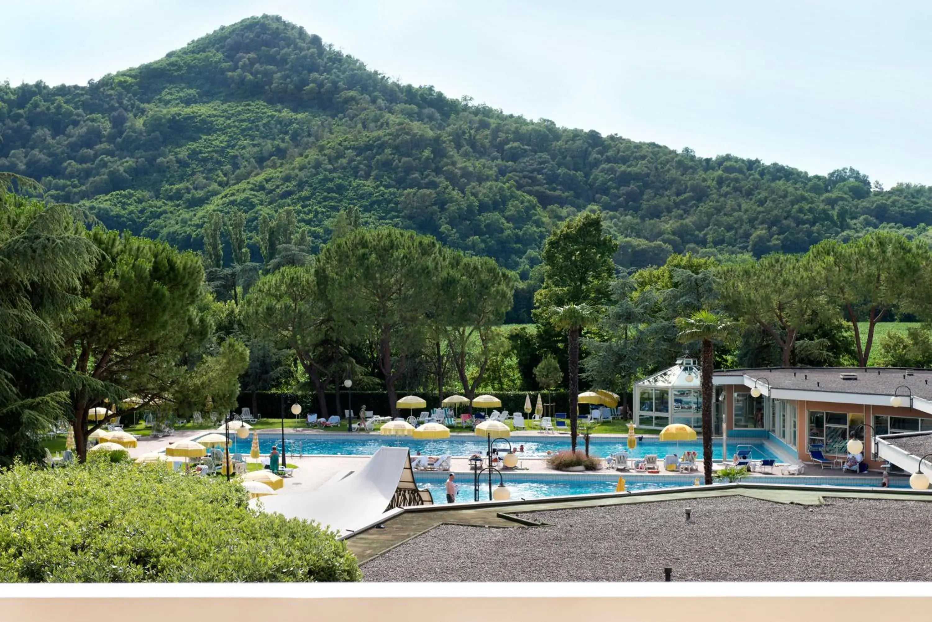 Single Room with Pool View in Hotel Apollo Terme Single Room with Pool View in Hotel Apollo Terme