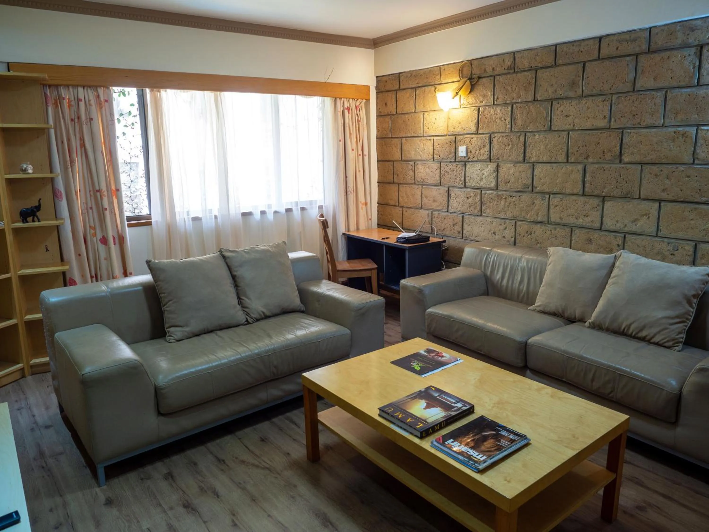 Living room in Kates Apartments