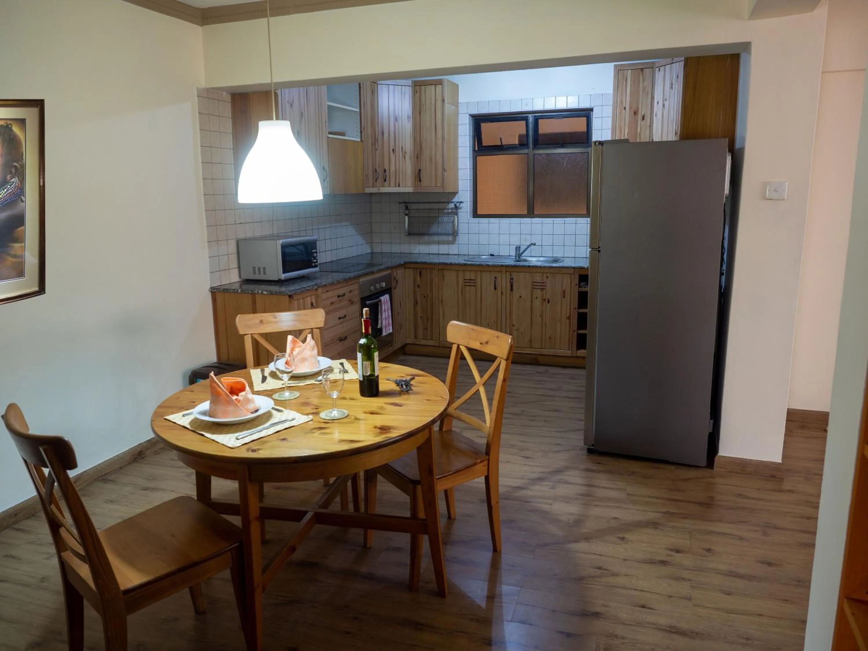 Kitchen or kitchenette in Kates Apartments