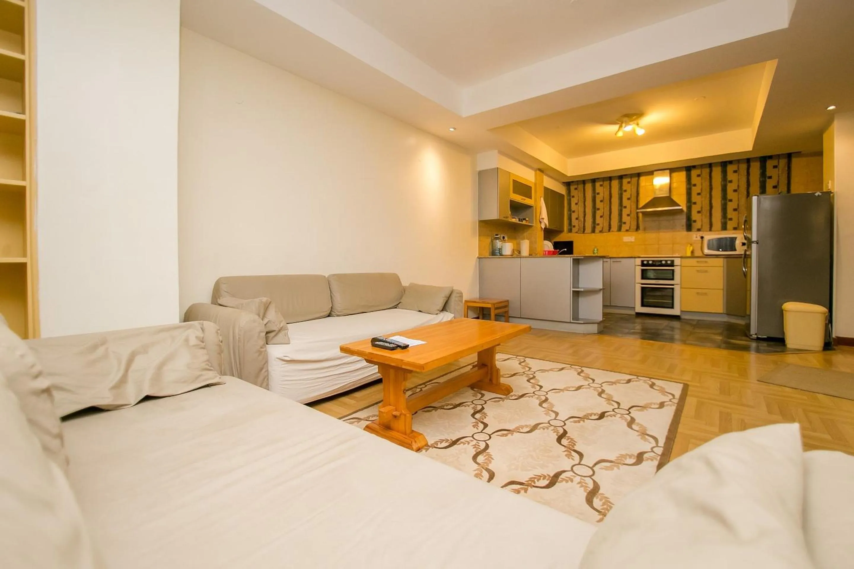 Living room in Kates Apartments