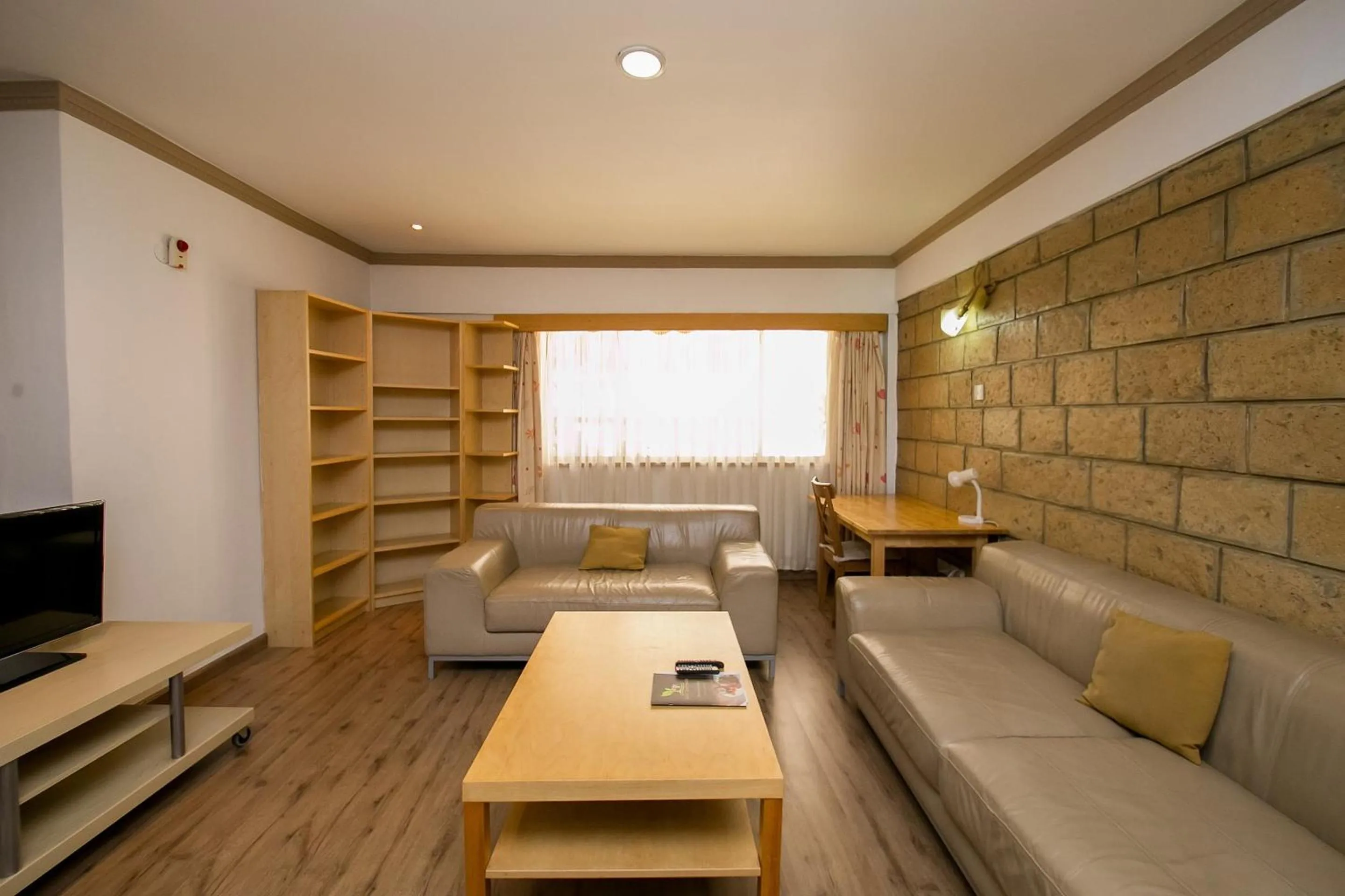 Living room in Kates Apartments