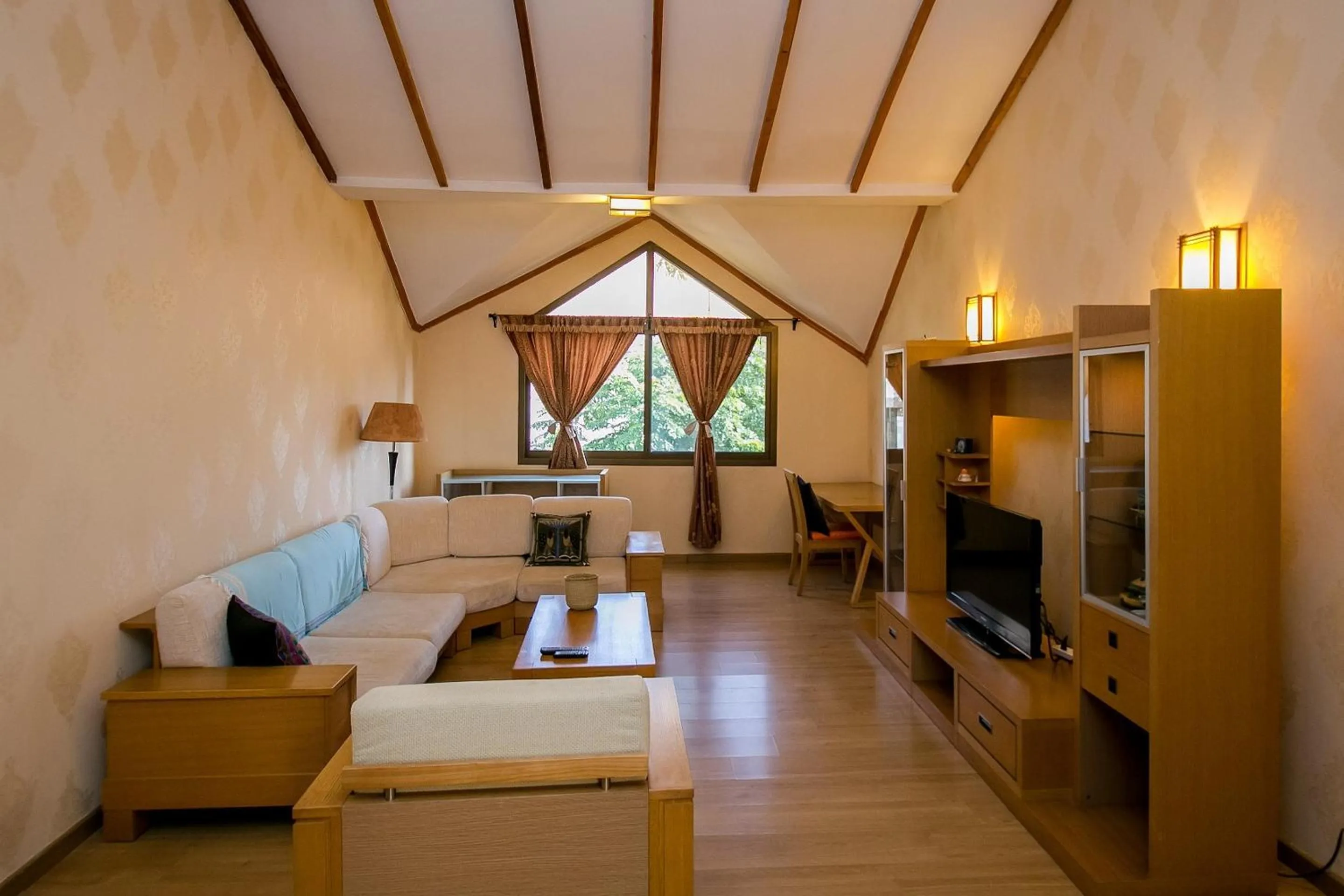 Living room in Kates Apartments