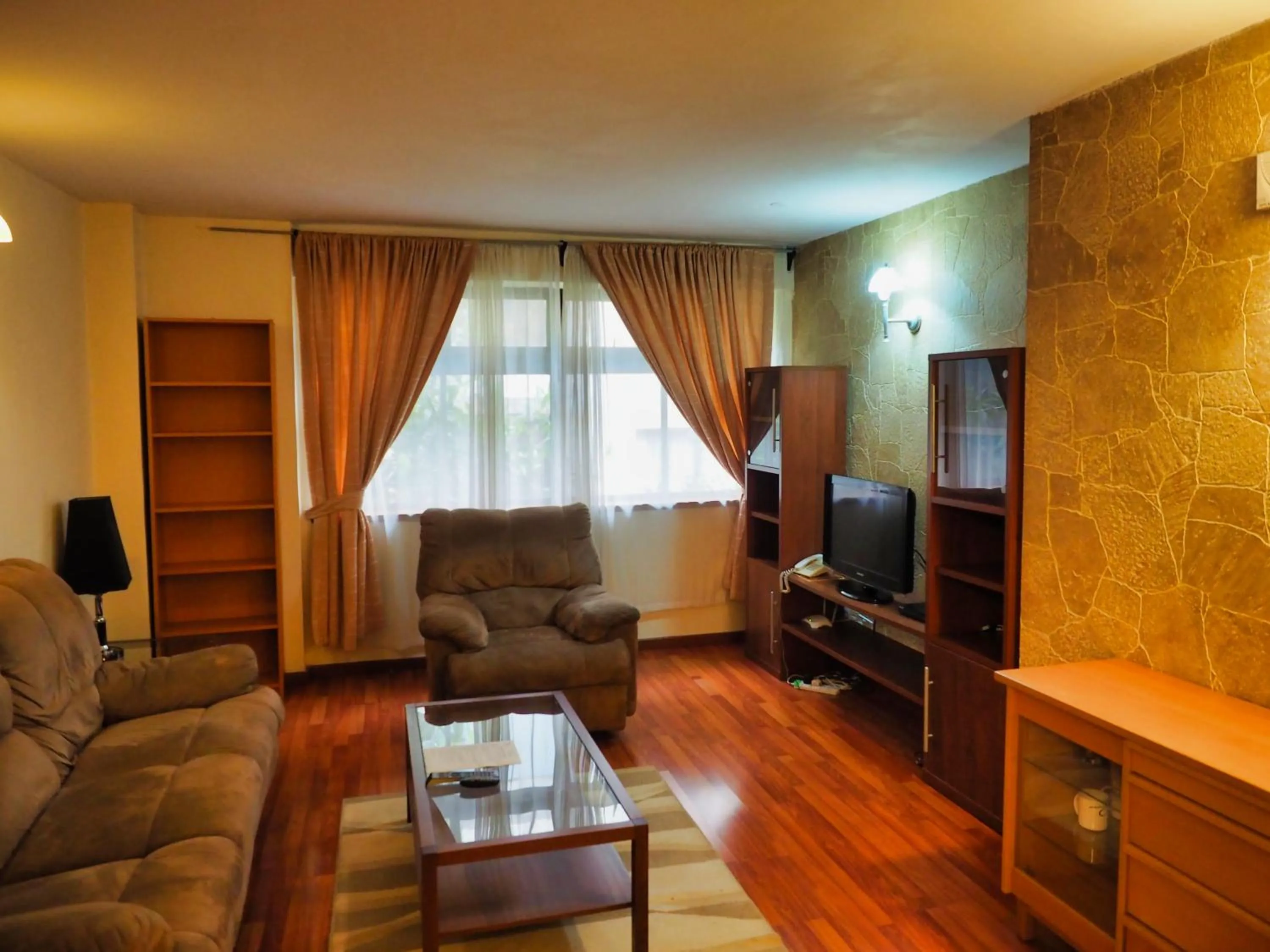 Living room in Kates Apartments