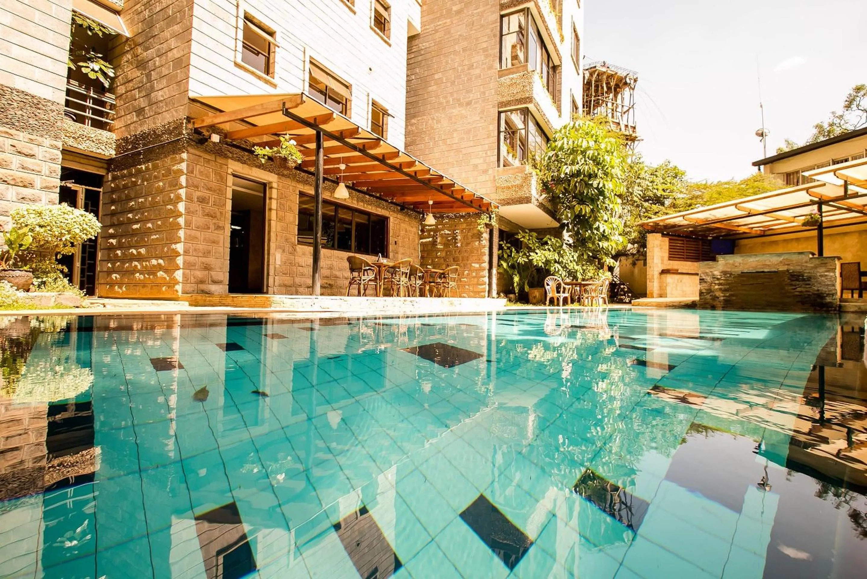 Swimming pool in Kates Apartments