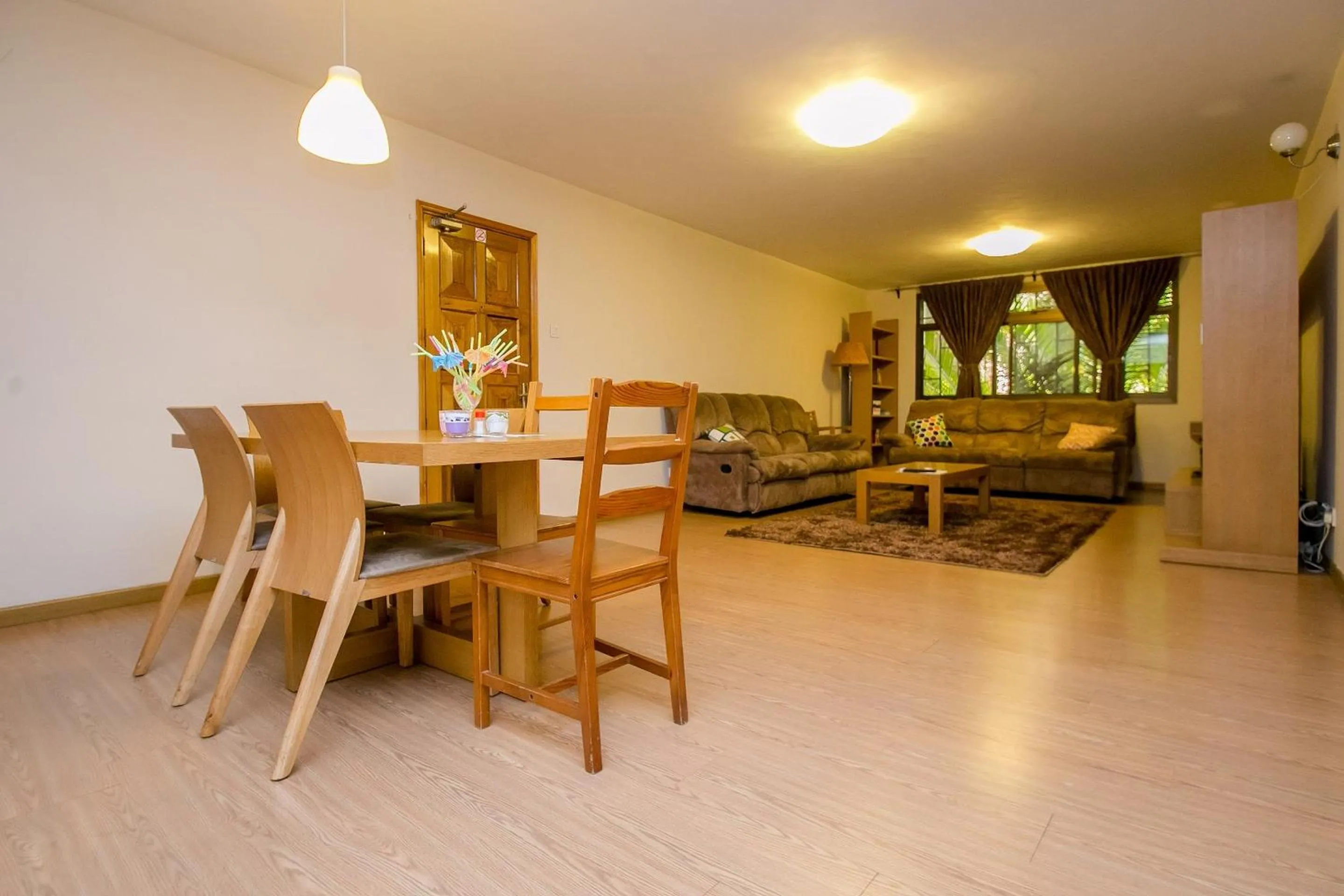 Living room in Kates Apartments