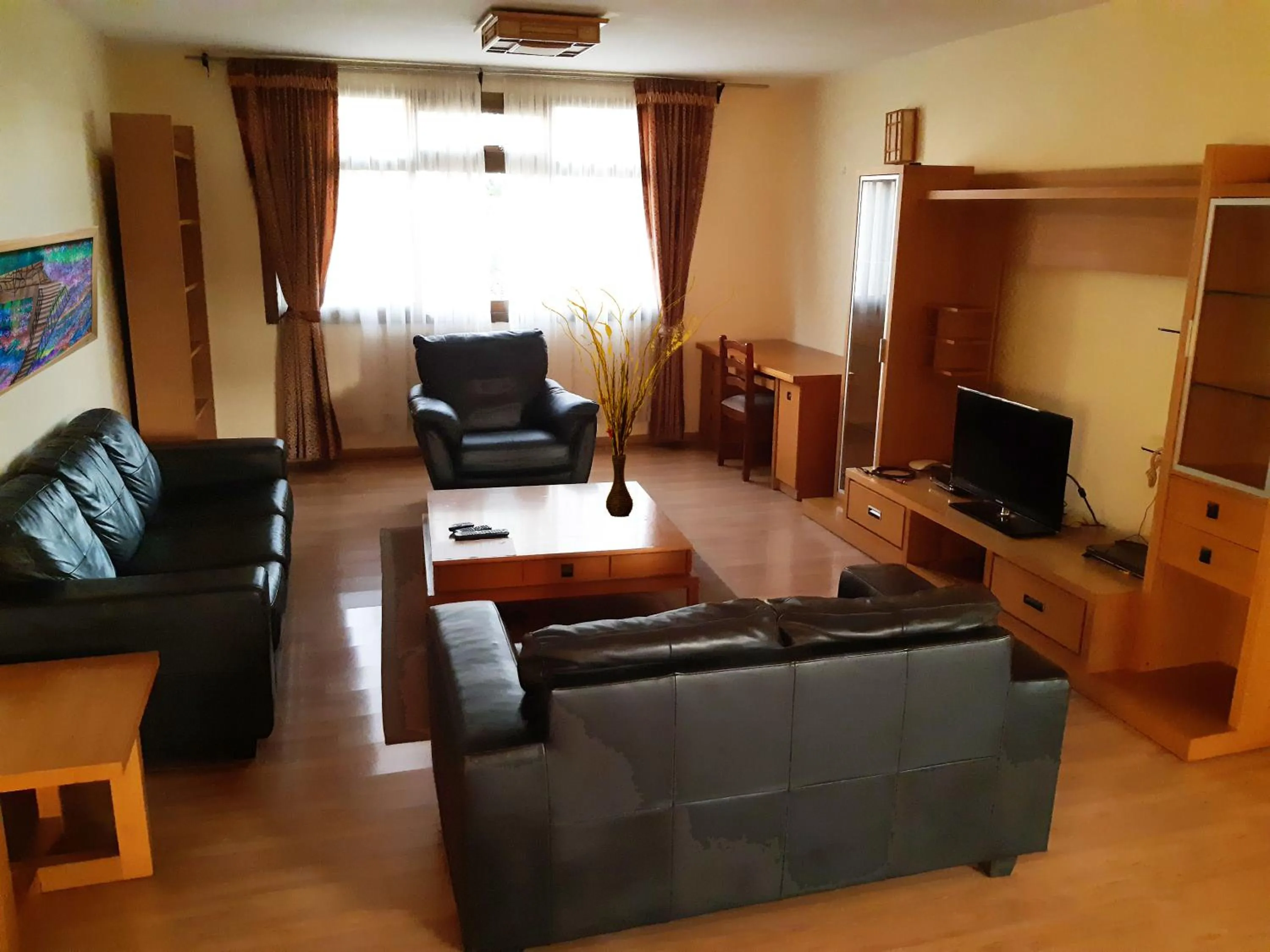 Living room in Kates Apartments