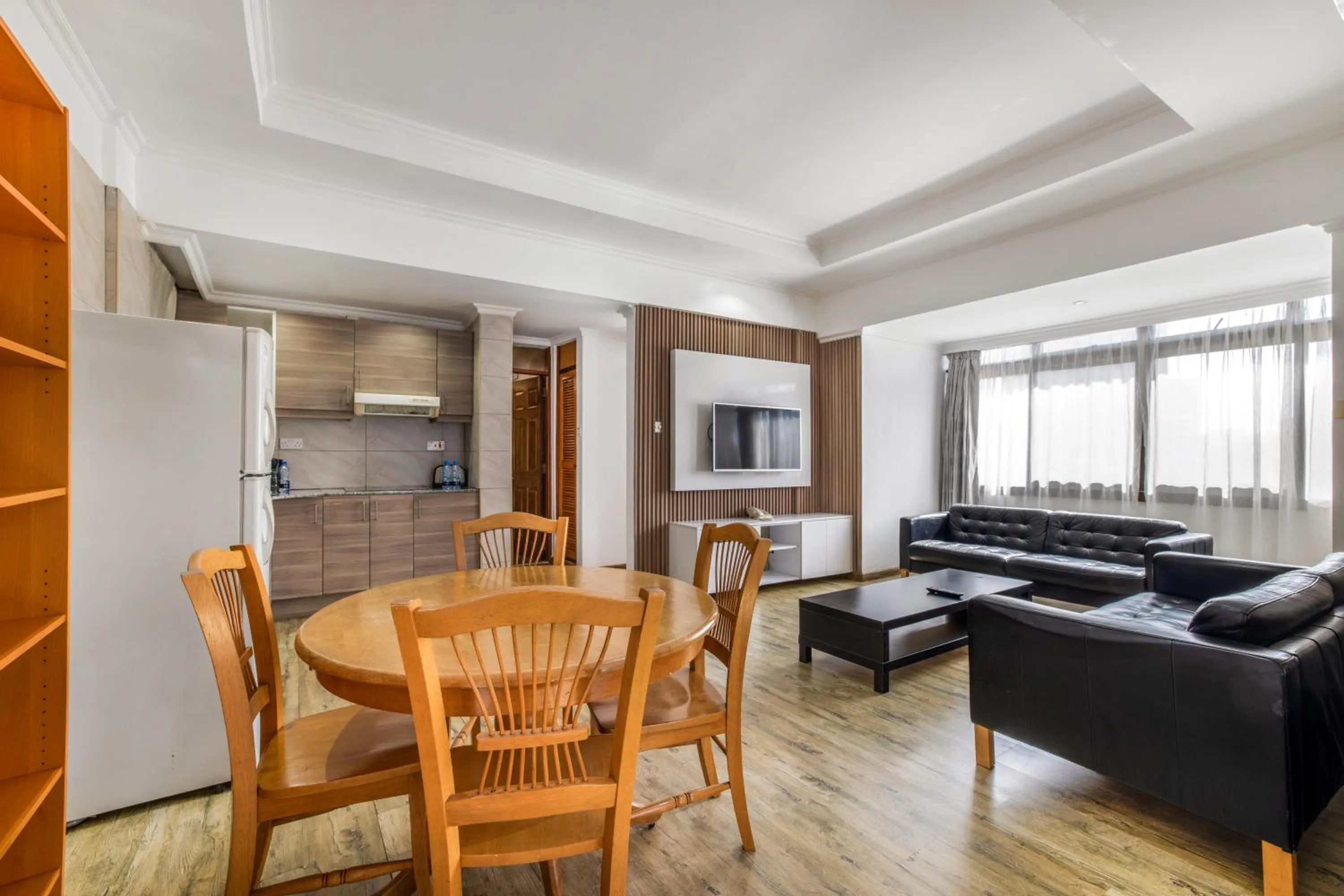 Living room in Kates Apartments