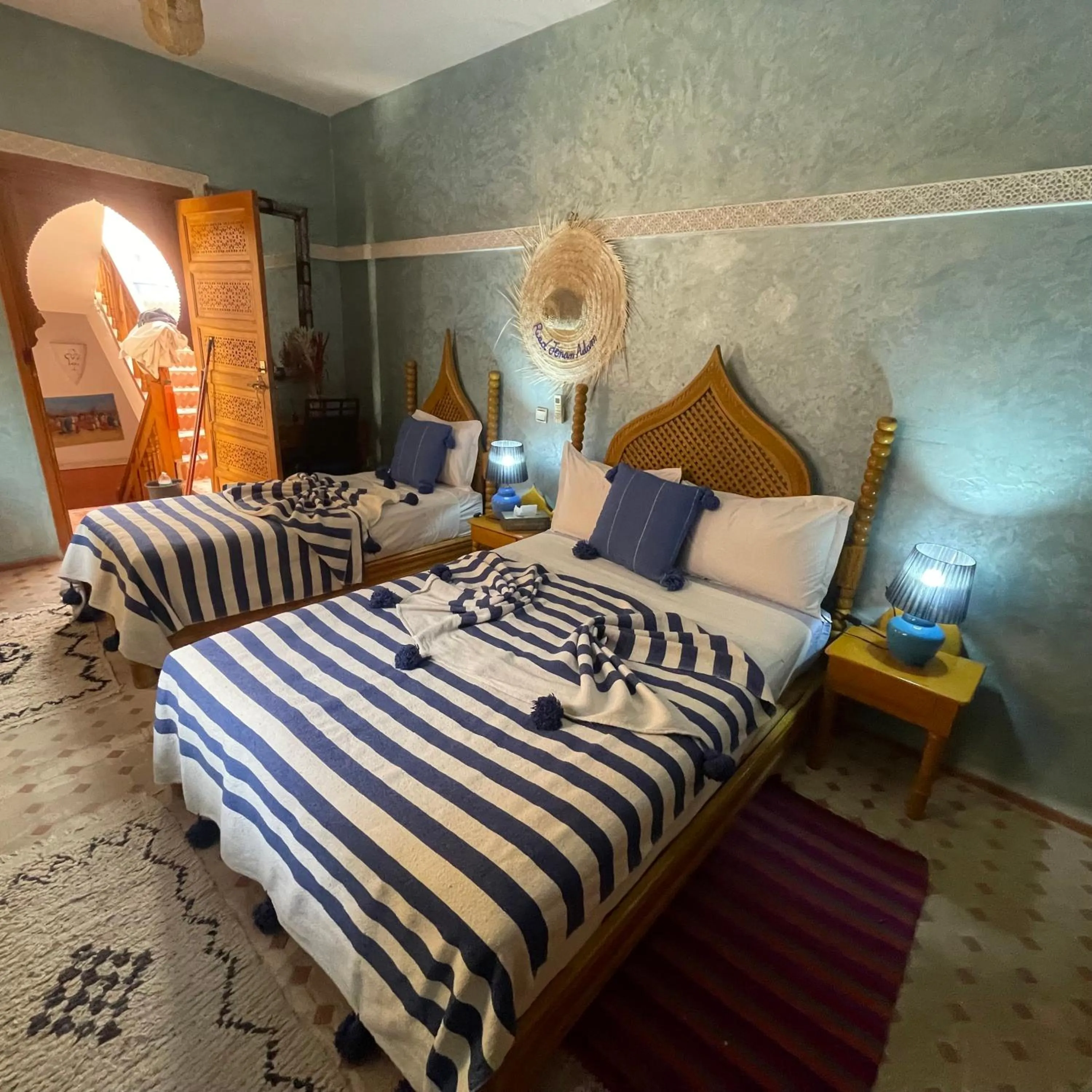 View (from property/room), Bed in Riad Jenan Adam
