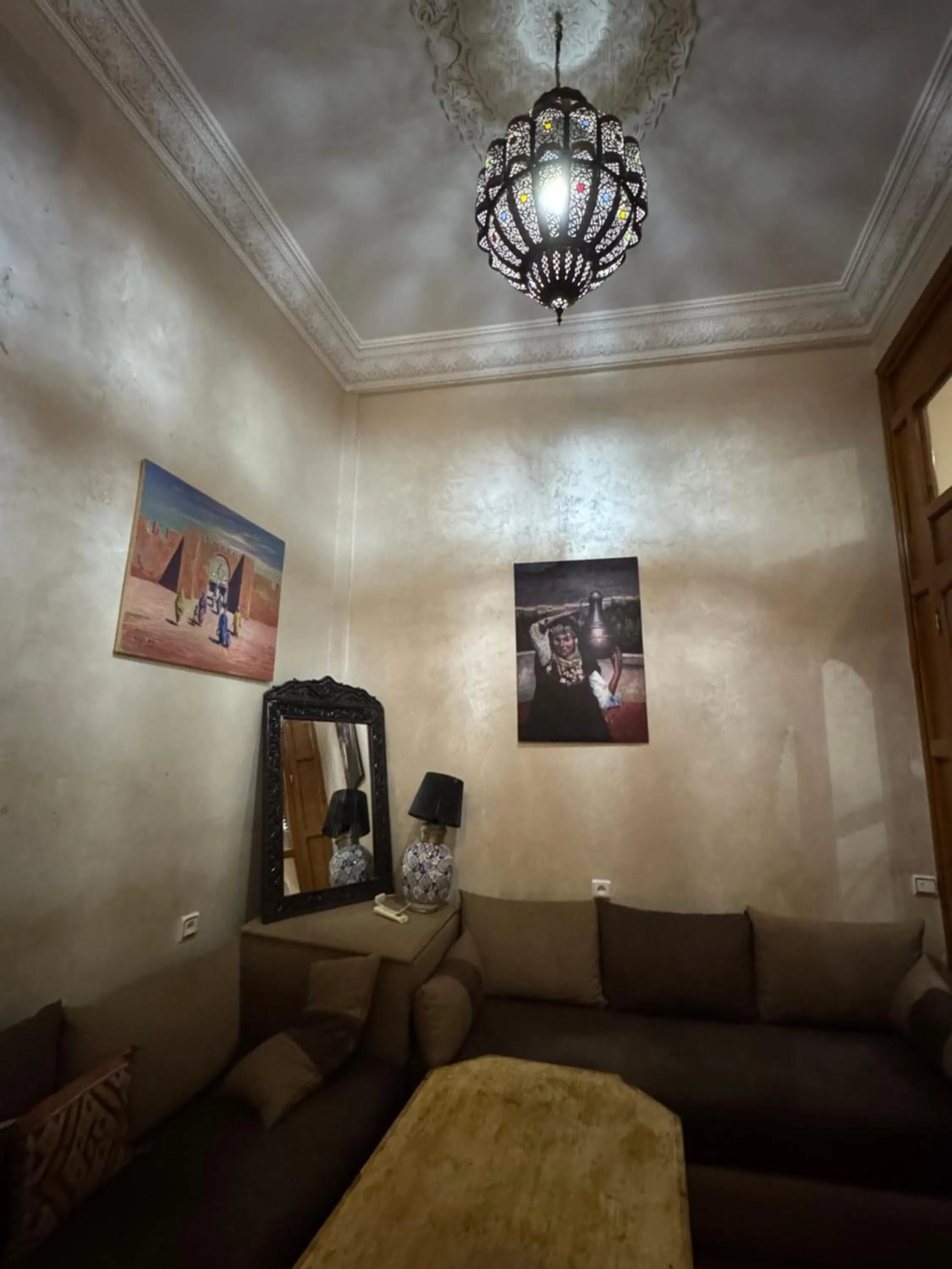 Living room in Riad Jenan Adam