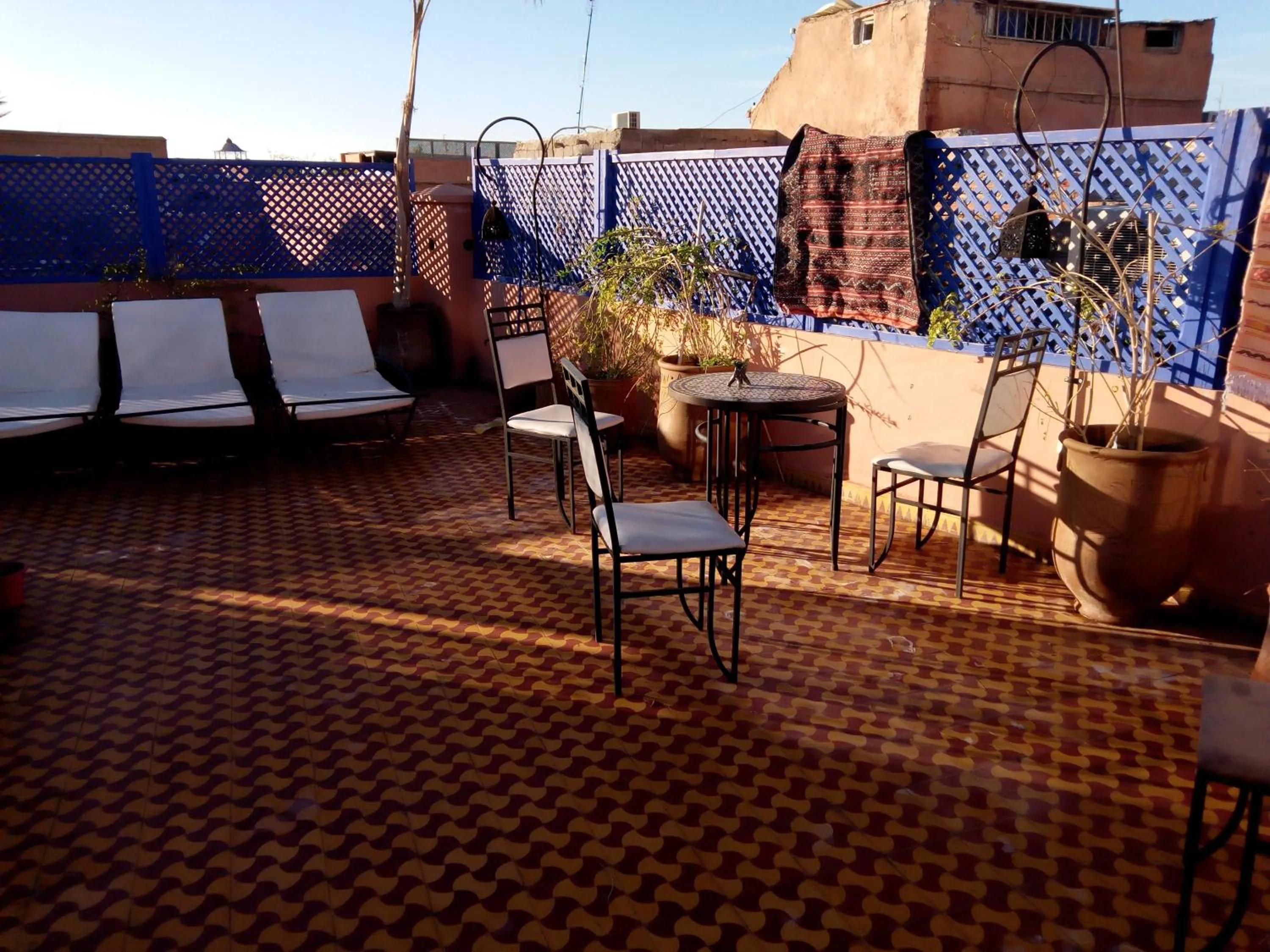 Patio in Riad Jenan Adam