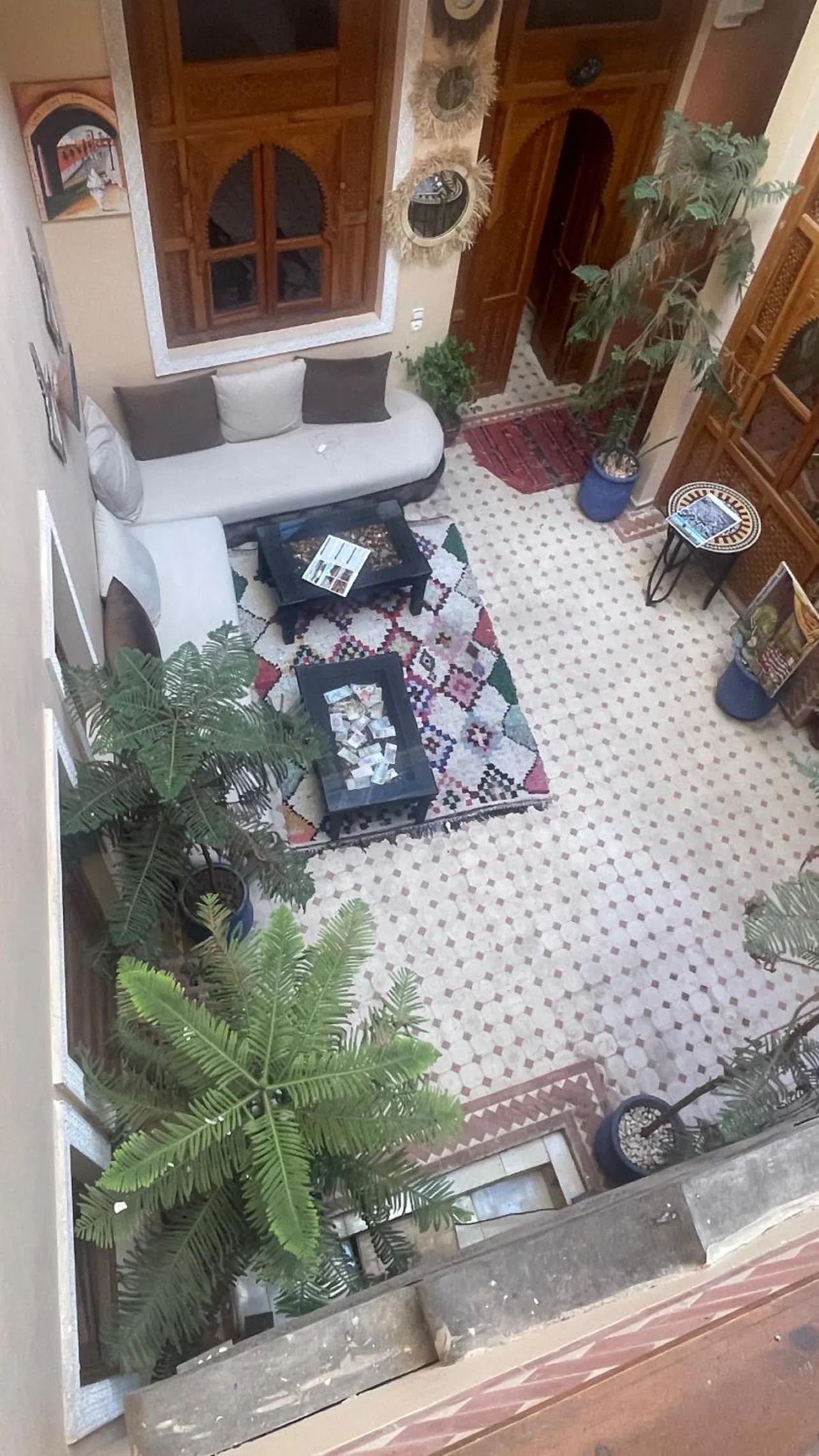 Patio in Riad Jenan Adam