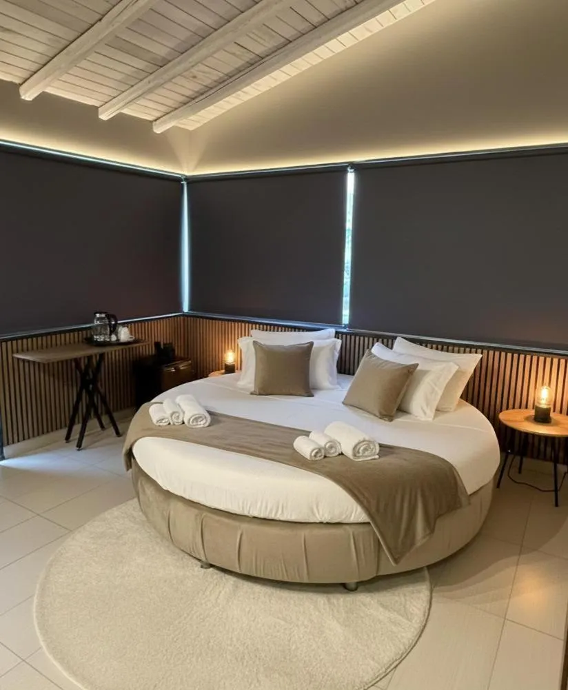 Bed in Michelangelo Etna Hotel