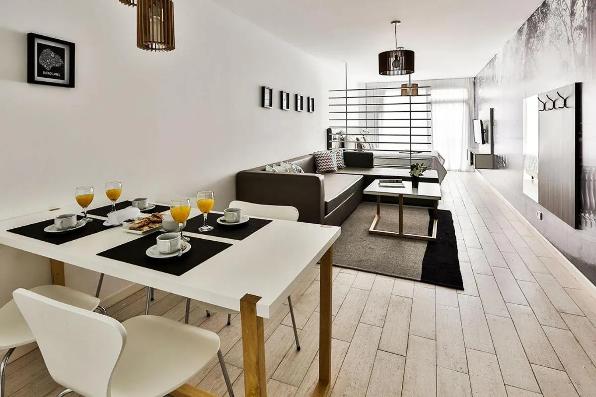 Living room in Flaat Recoleta Plaza