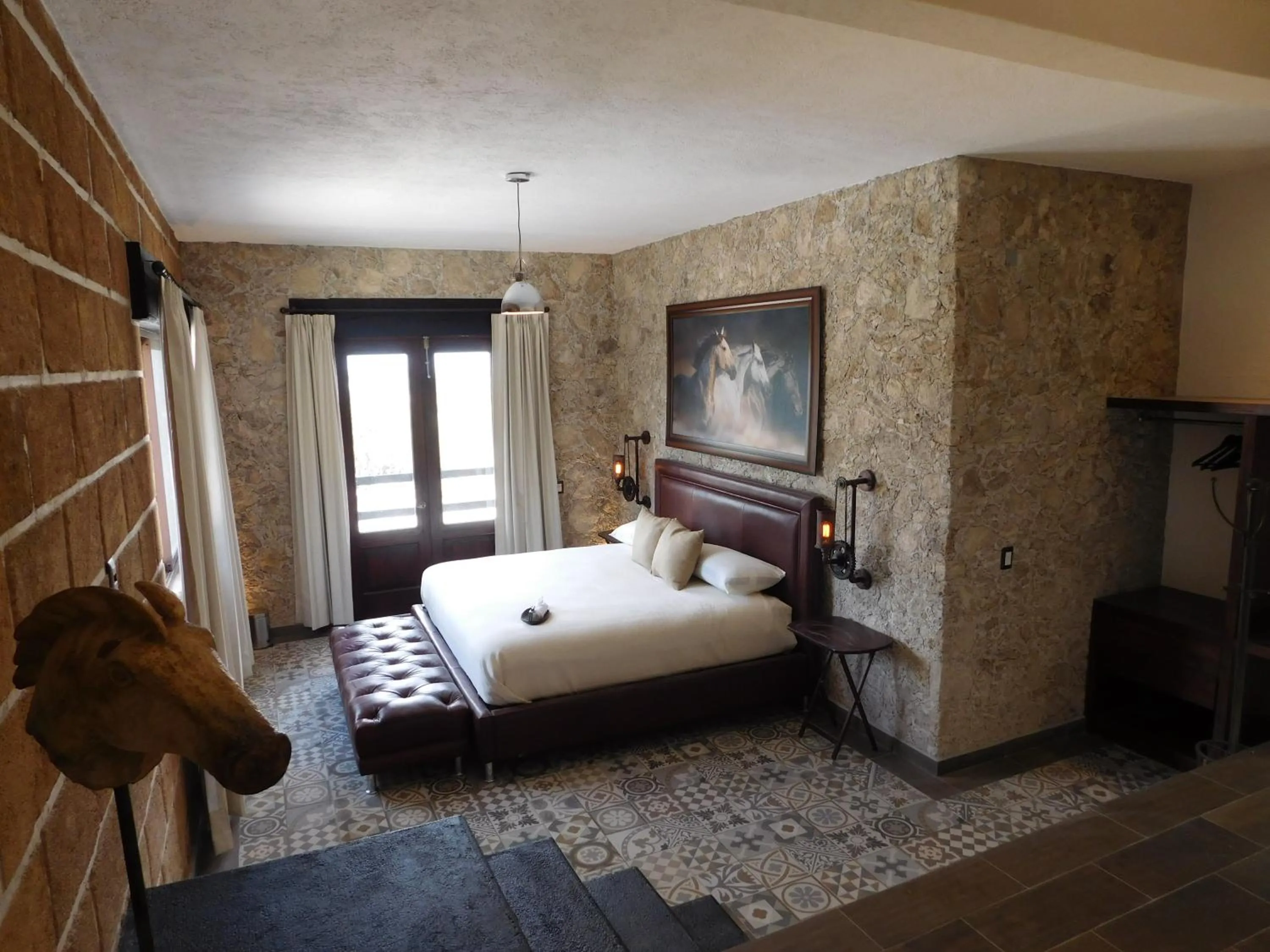 Bed in Cabañas Rancho San Jorge