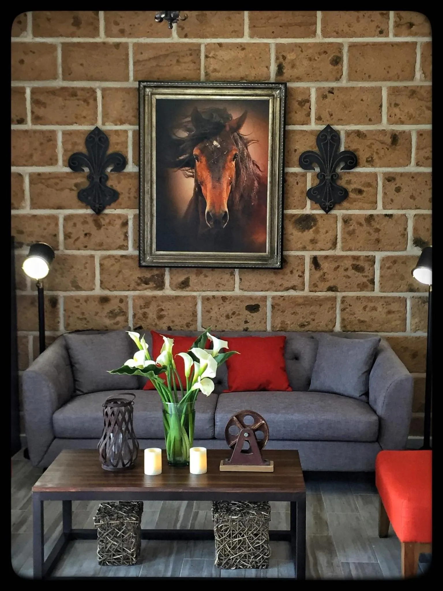 Living room in Cabañas Rancho San Jorge