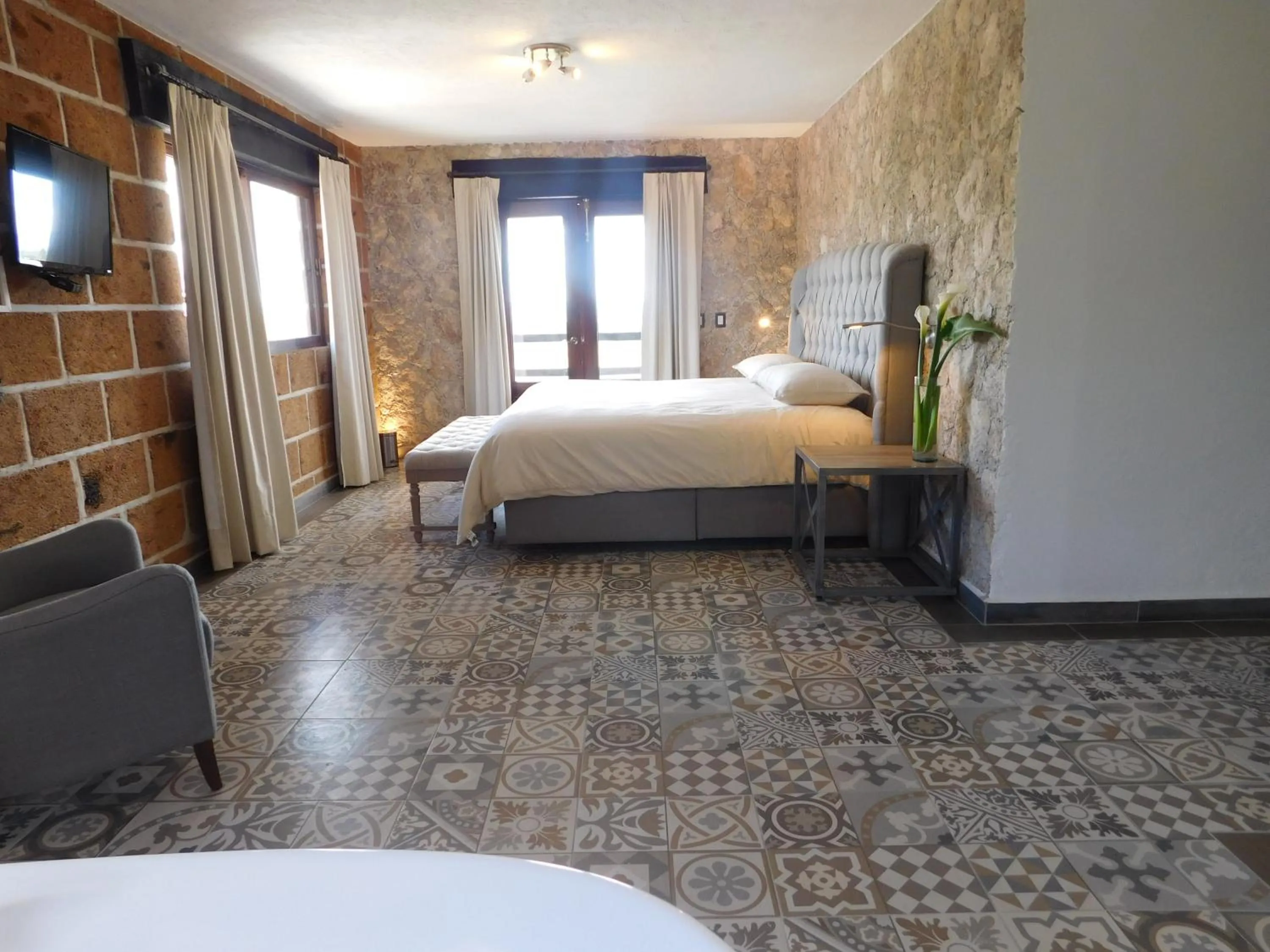 Bed in Cabañas Rancho San Jorge