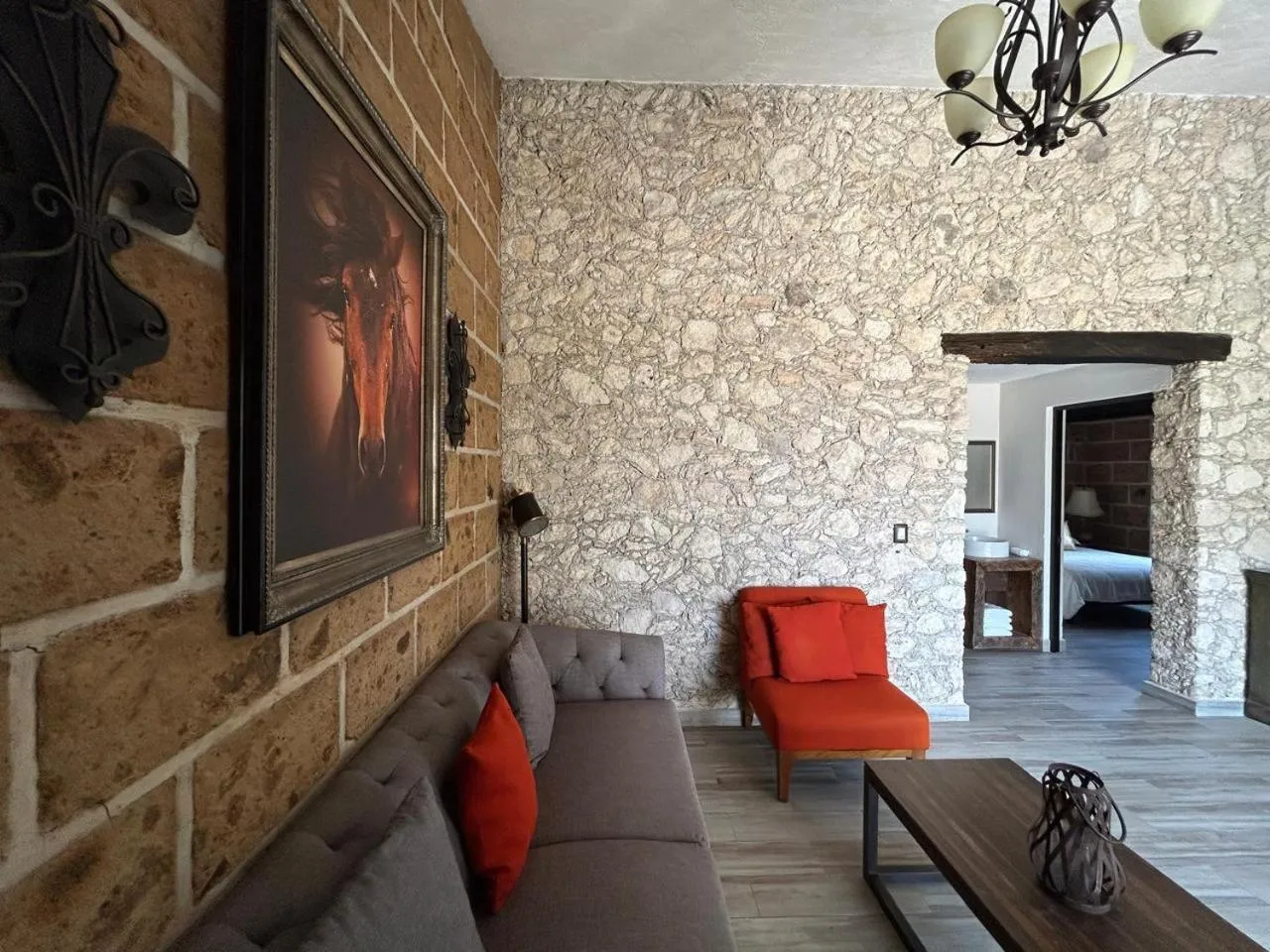 Living room in Cabañas Rancho San Jorge