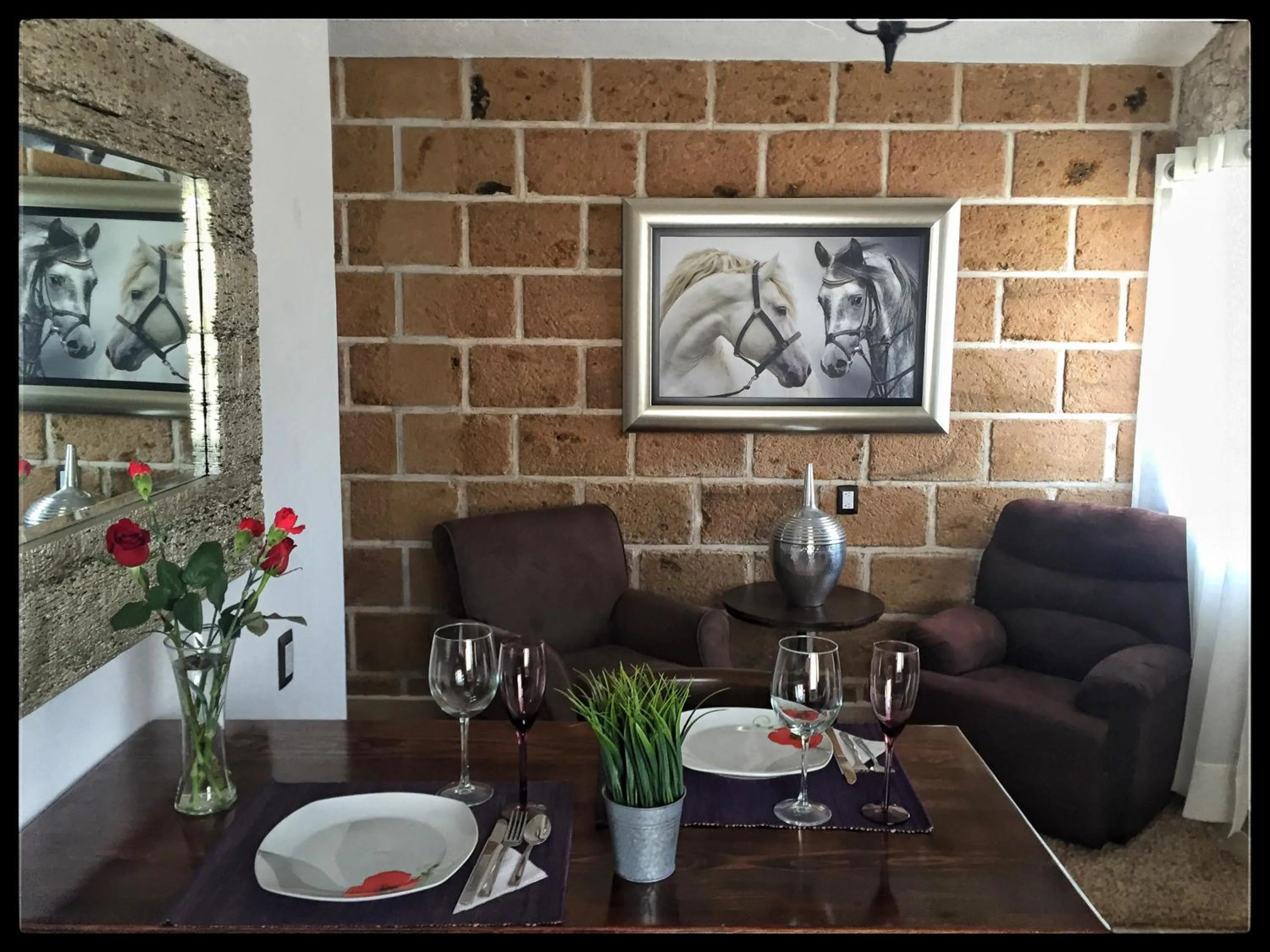 Living room in Cabañas Rancho San Jorge