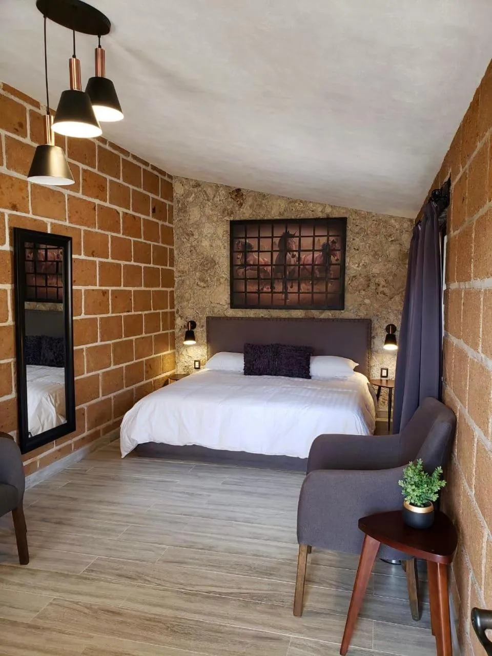 Bed in Cabañas Rancho San Jorge