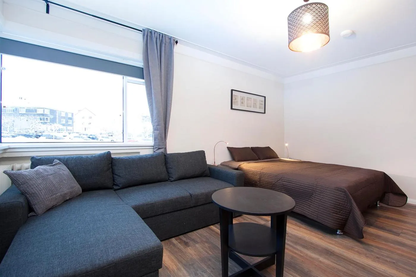 Seating area in Nordurey Guesthouse