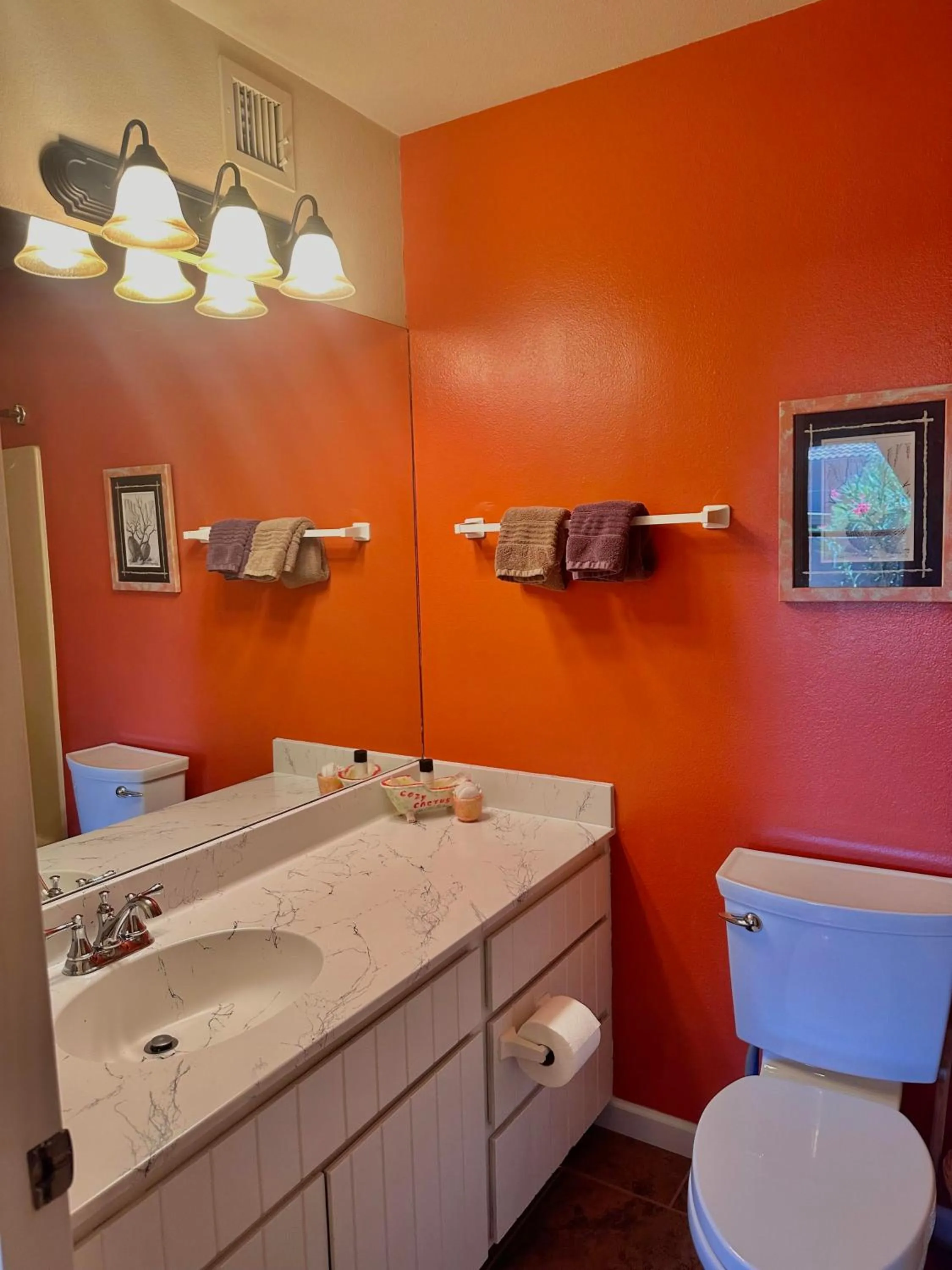 Bathroom in Cozy Cactus Inn