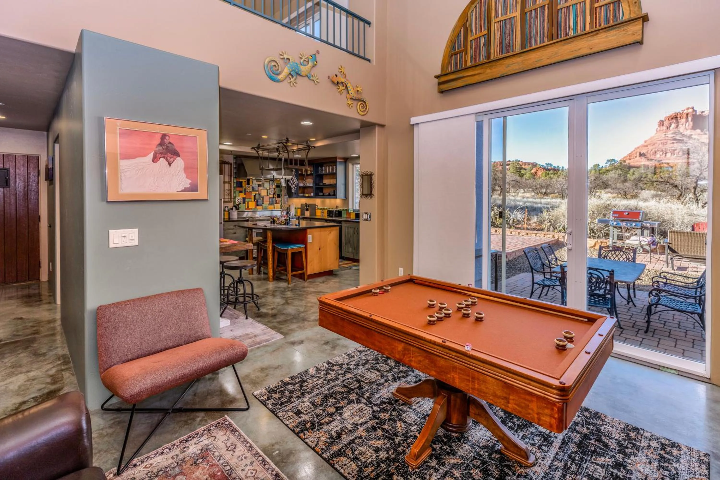 Living room in Cozy Cactus Inn