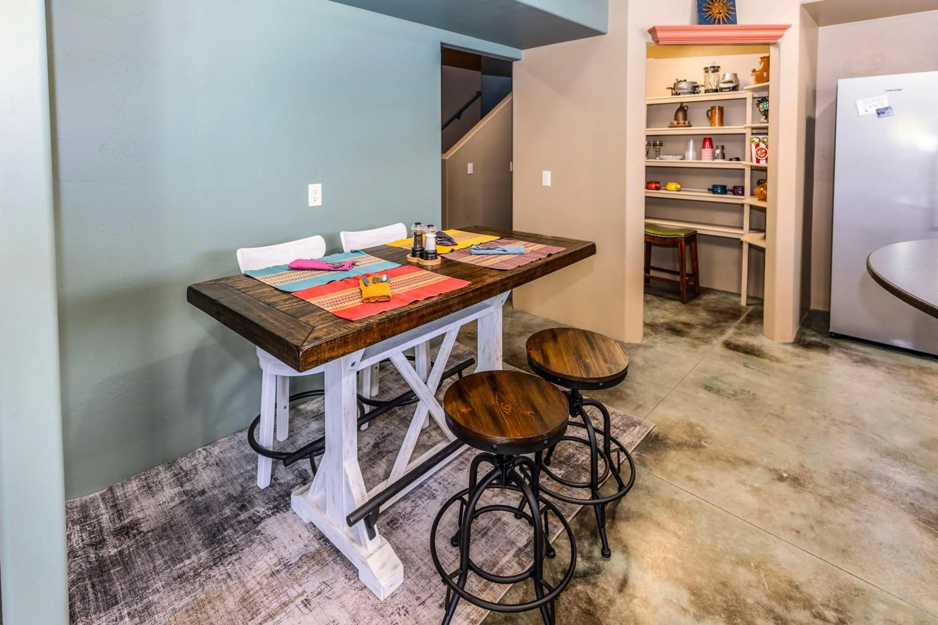 Dining area in Cozy Cactus Inn