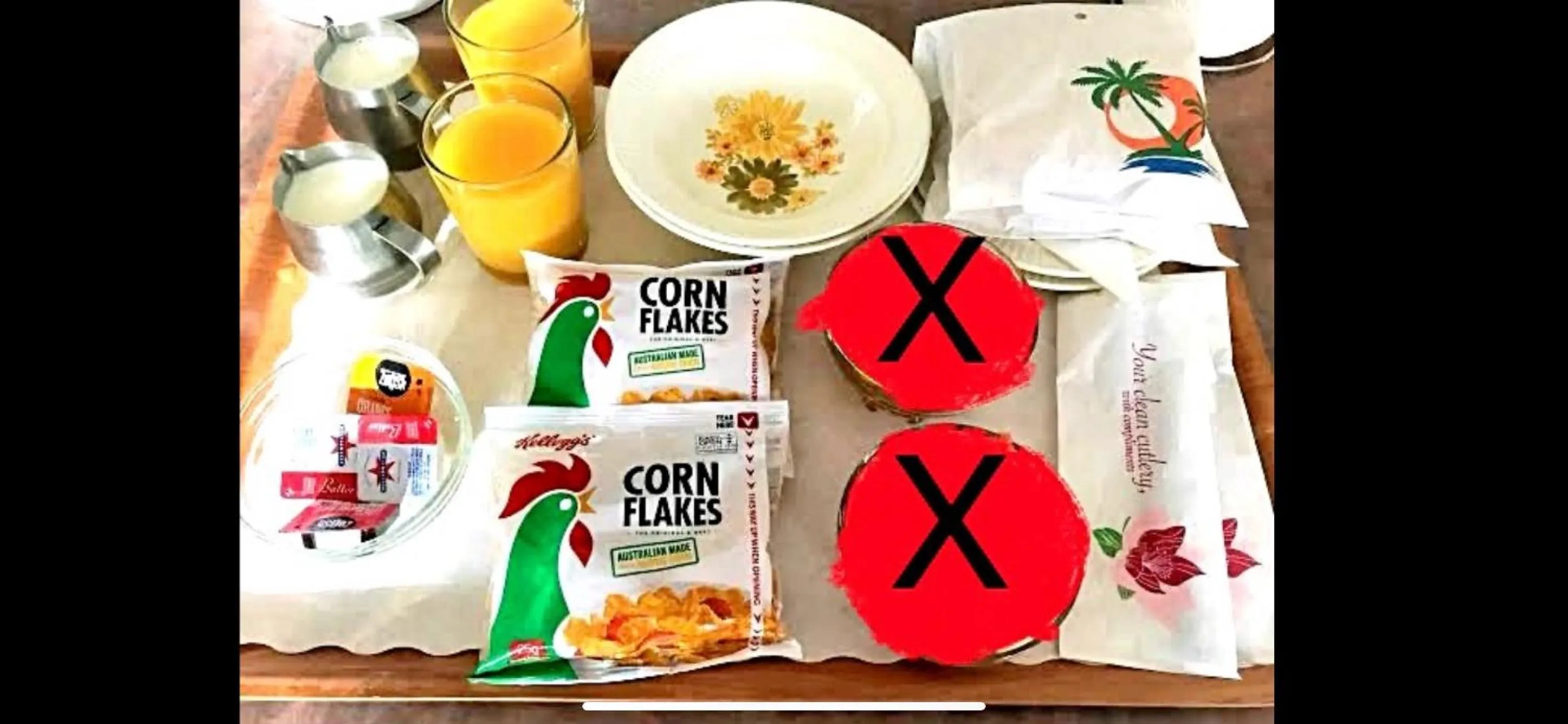 Food and drinks in Two Rivers Motel