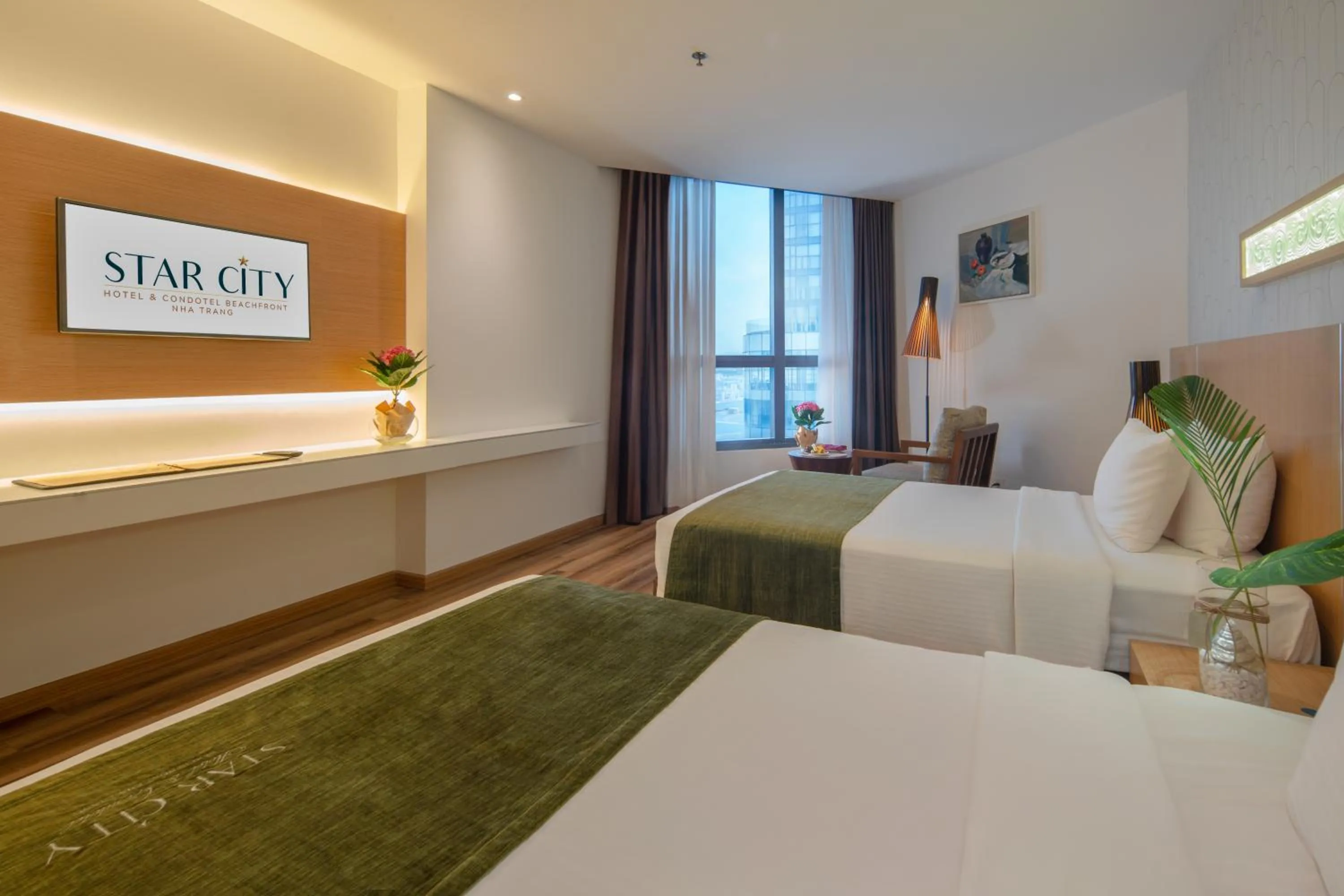 Bedroom, Bed in Starcity Hotel & Condotel Beachfront Nha Trang