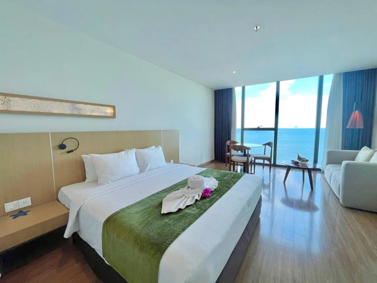 Bedroom, Bed in Starcity Hotel & Condotel Beachfront Nha Trang