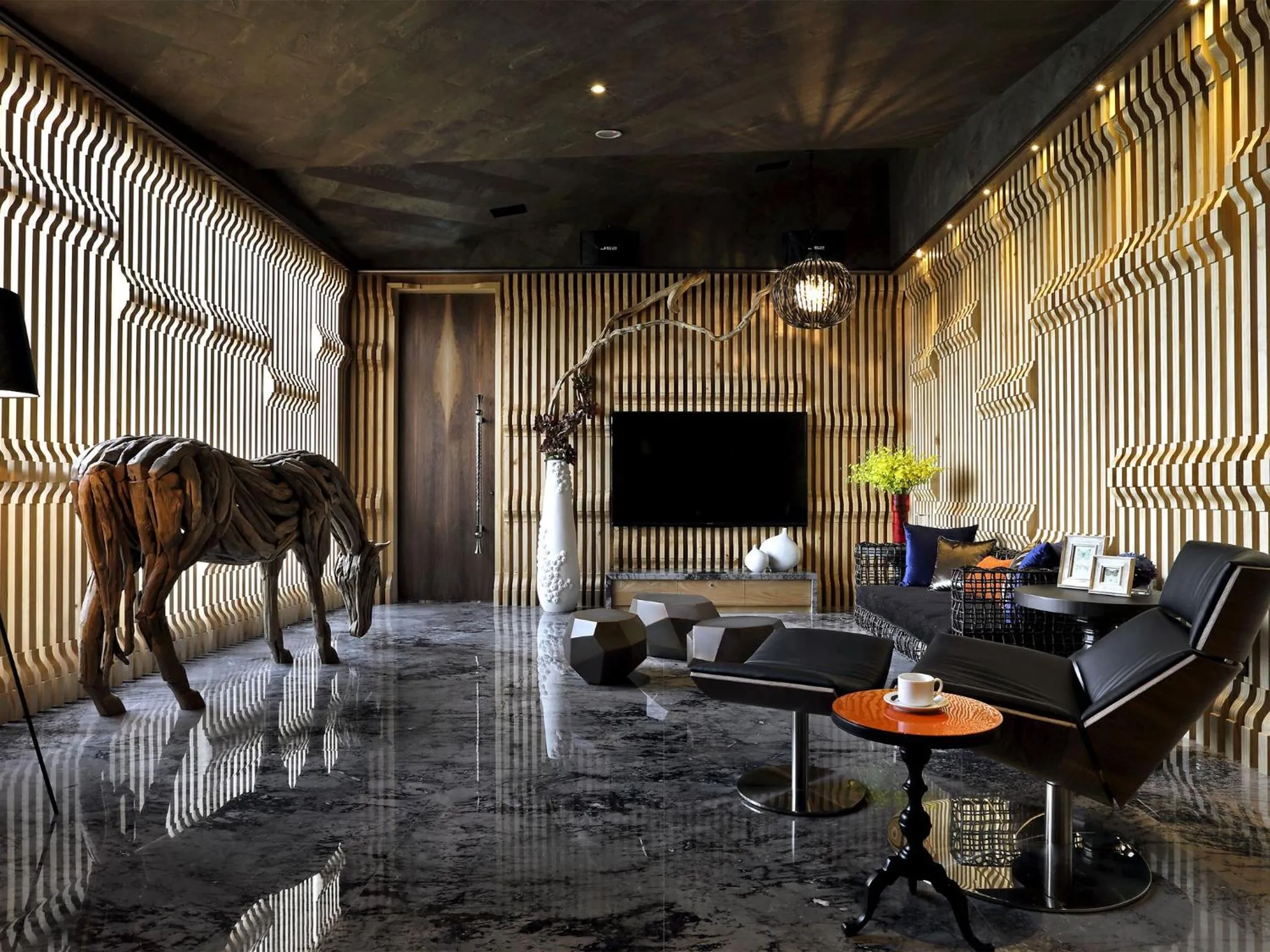 Living room in 水舞行館-SHUEI WU Boutique Hotel