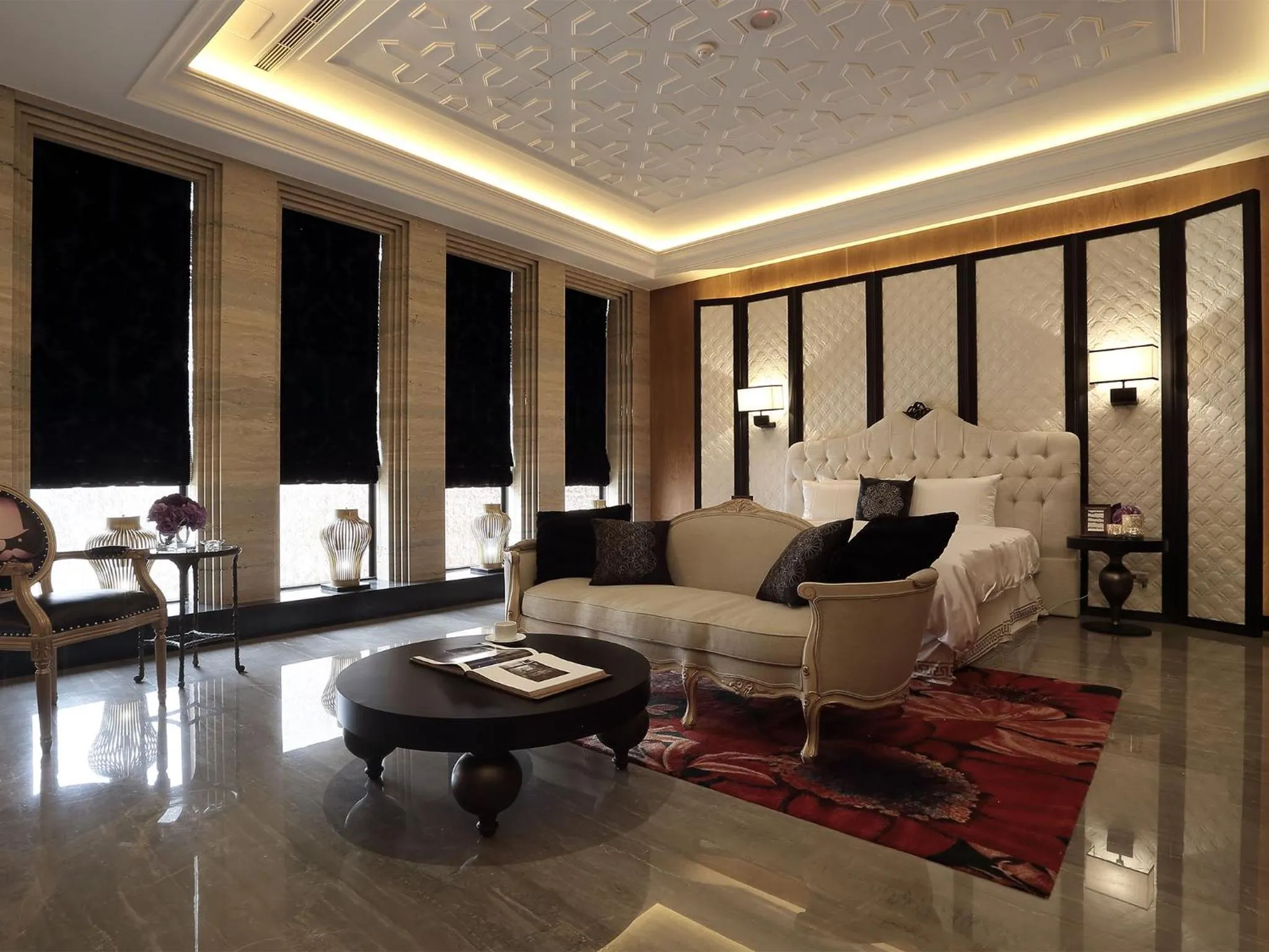 Seating area in Shuei Wu Villa