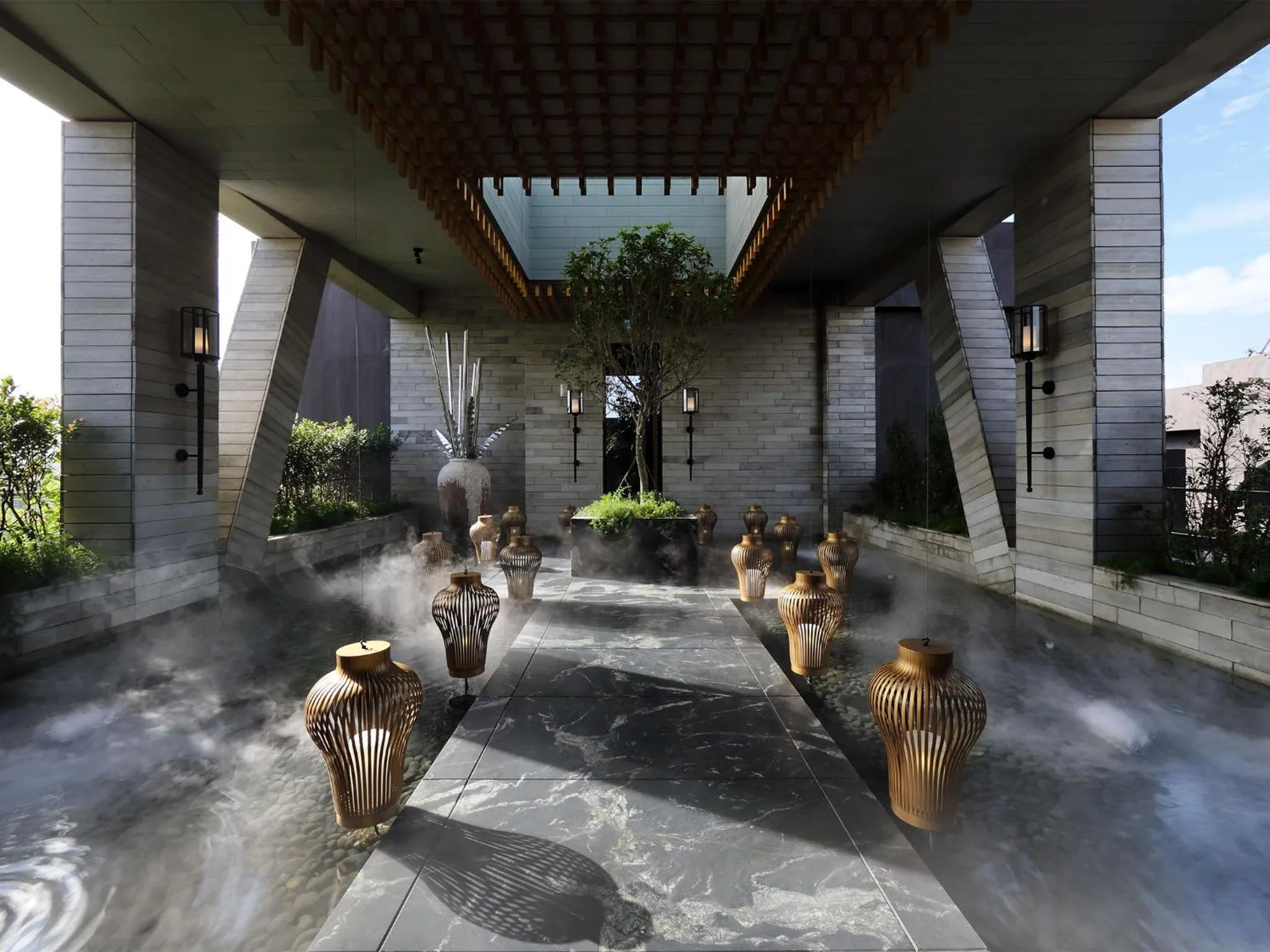 Balcony/Terrace in Shuei Wu Villa