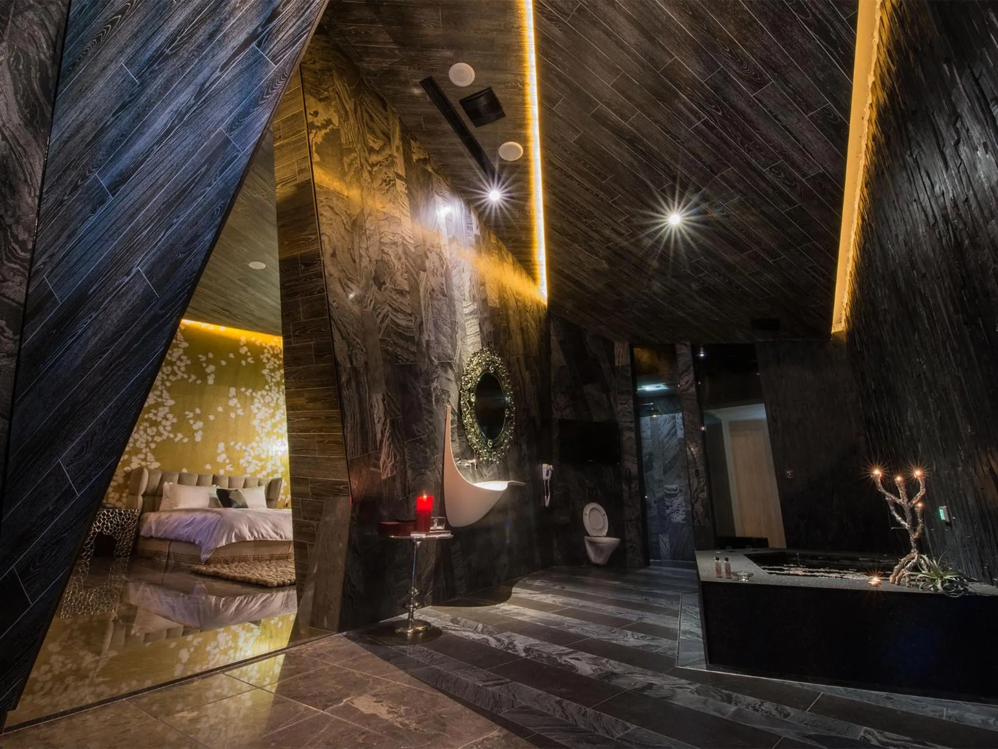 Bathroom, Bed in Shuei Wu Villa