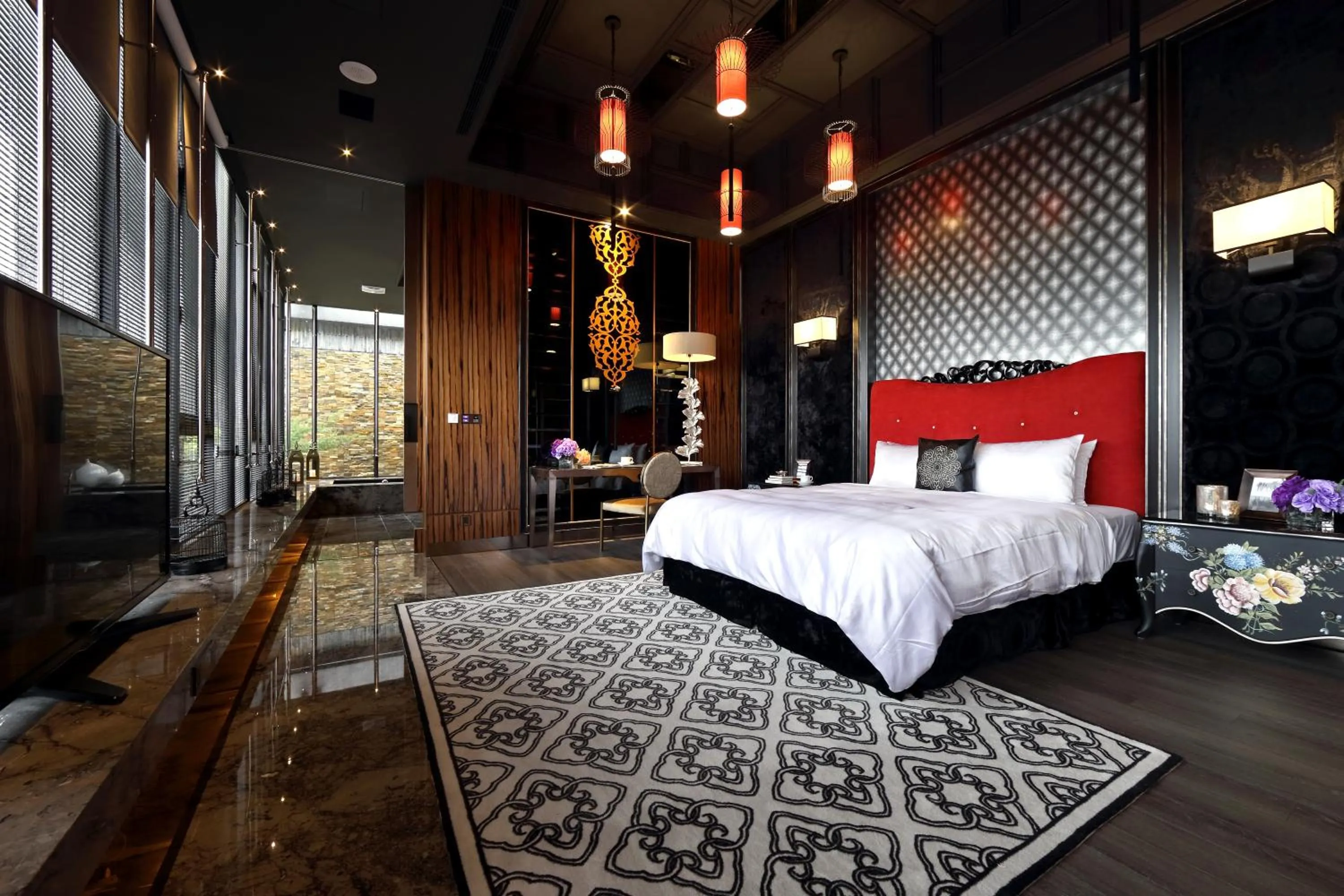 Bedroom, Bed in Shuei Wu Villa