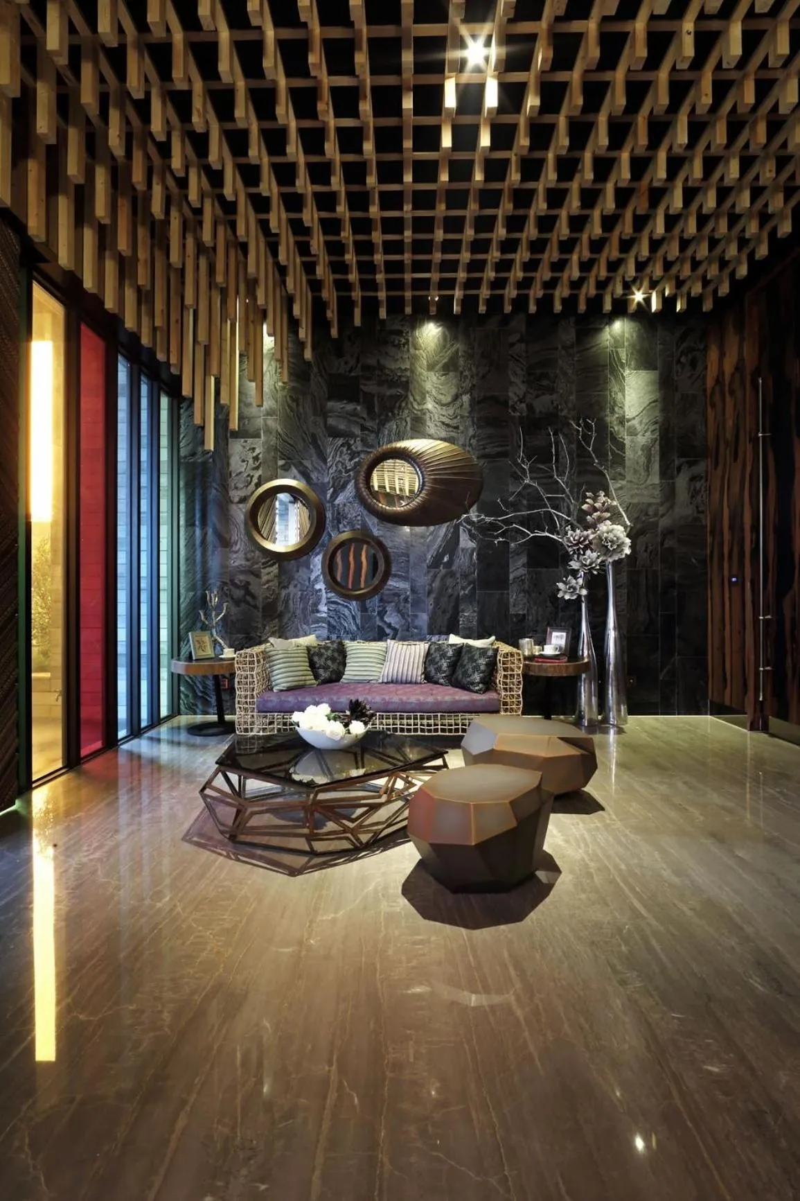 Decorative detail in Shuei Wu Villa