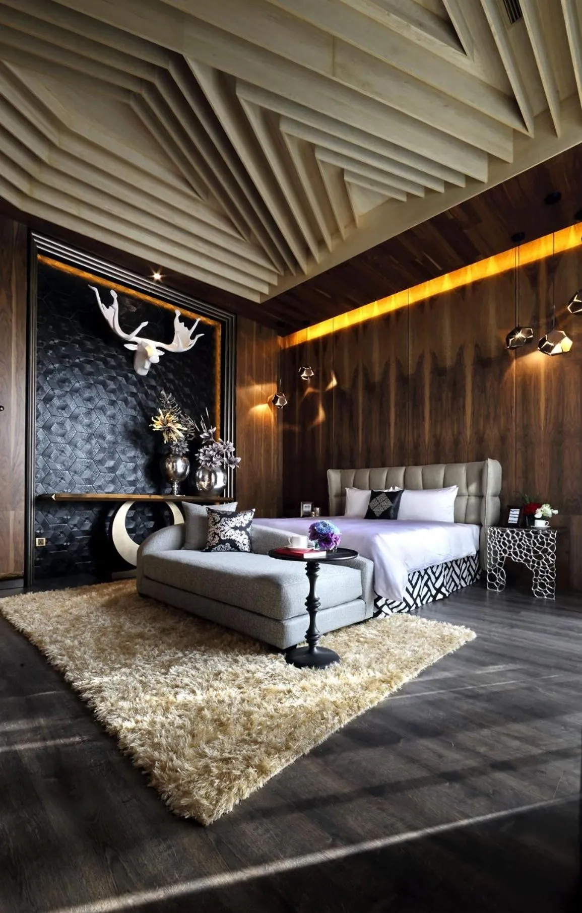 Bed in Shuei Wu Villa