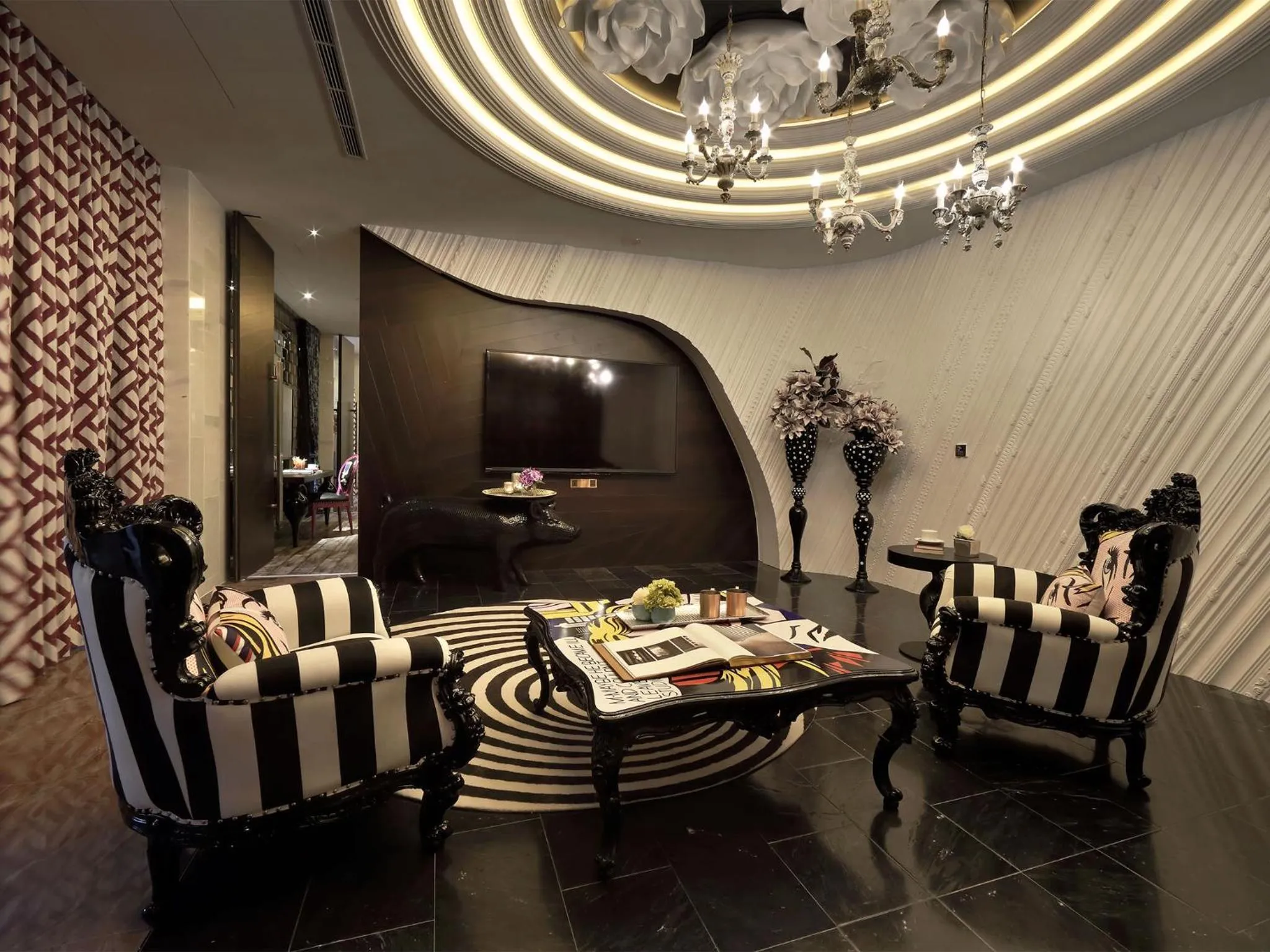 Living room in 水舞行館-SHUEI WU Boutique Hotel