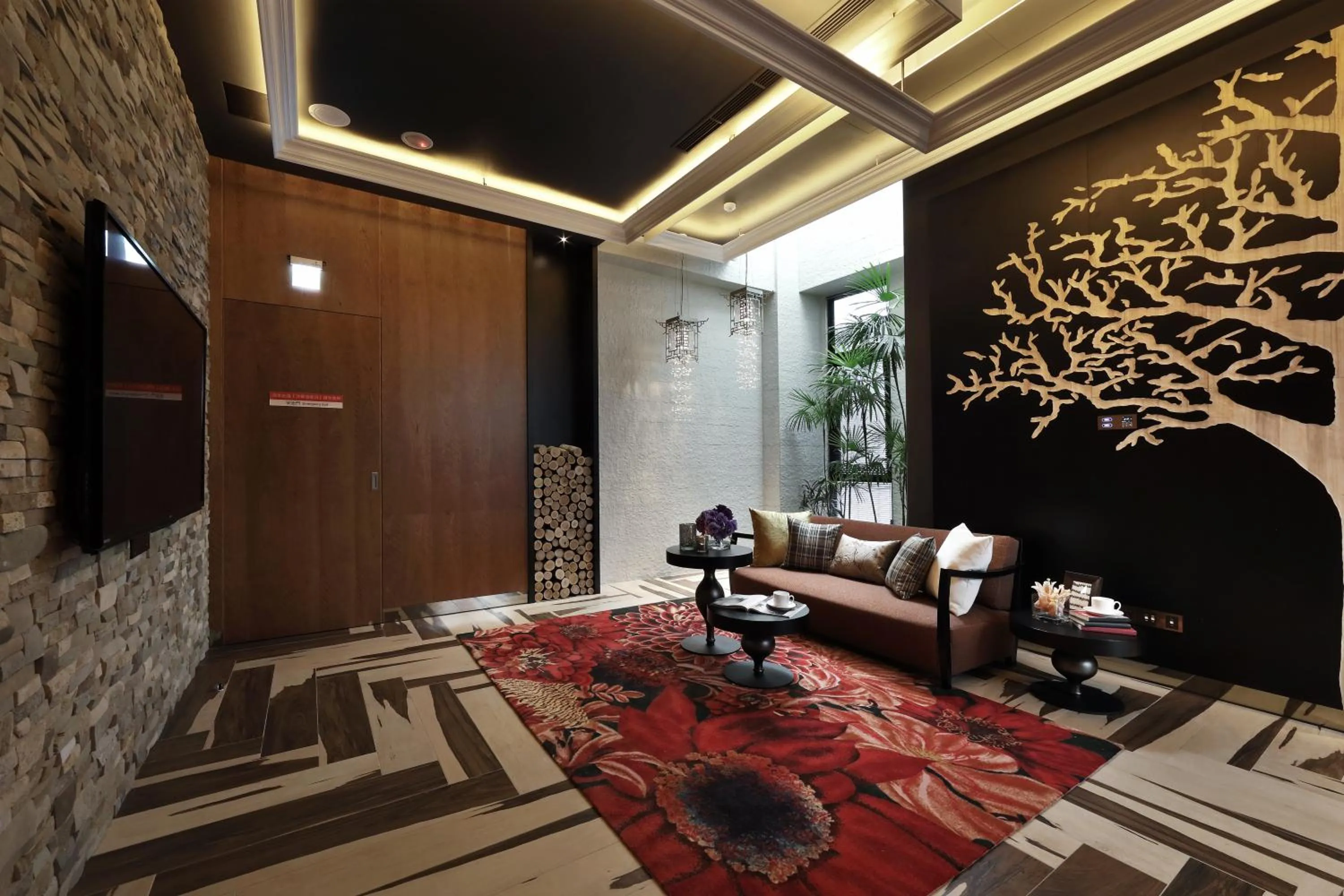 Living room in Shuei Wu Villa