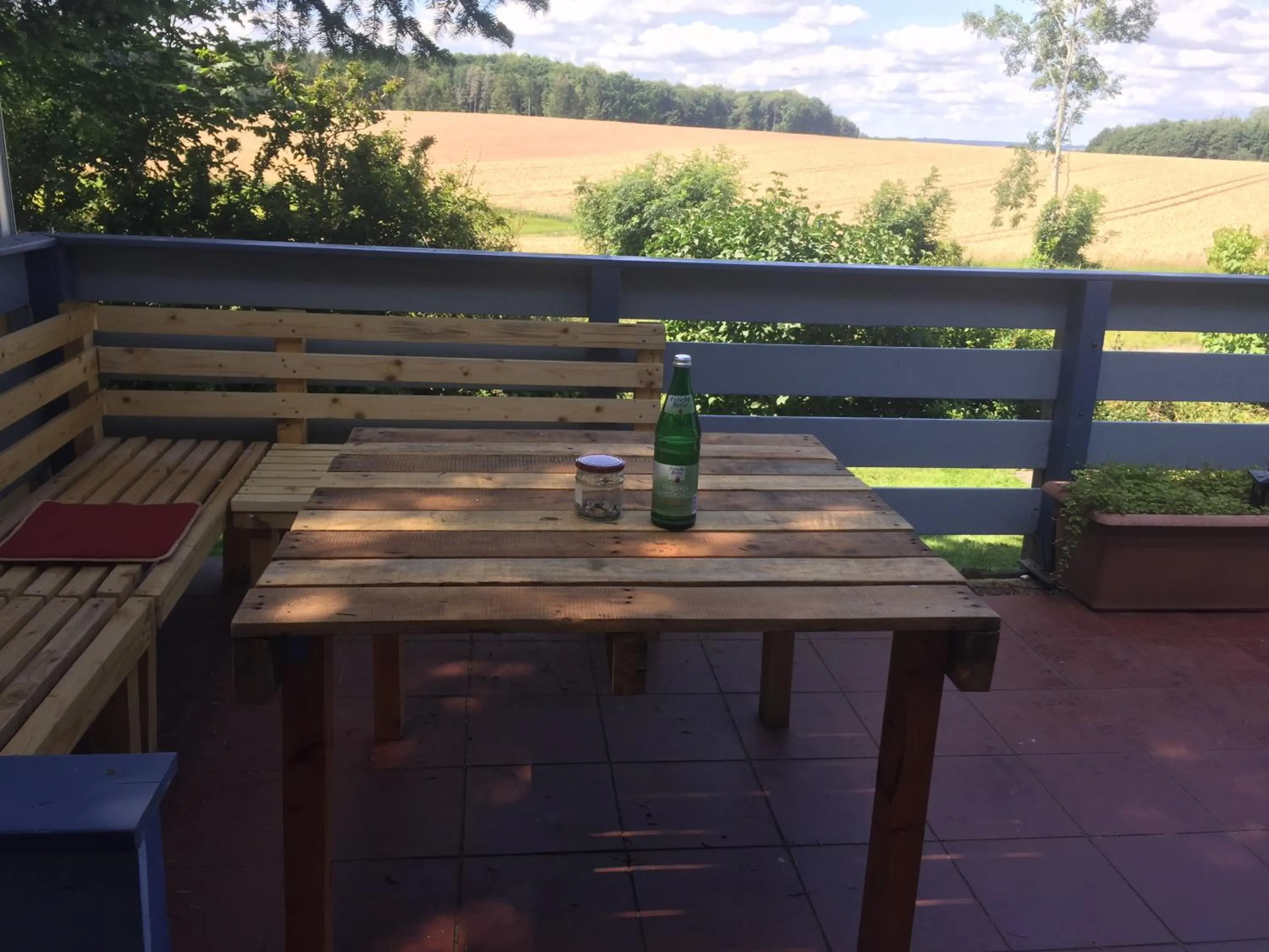 Balcony/Terrace in Peanuts Hostel & Meer