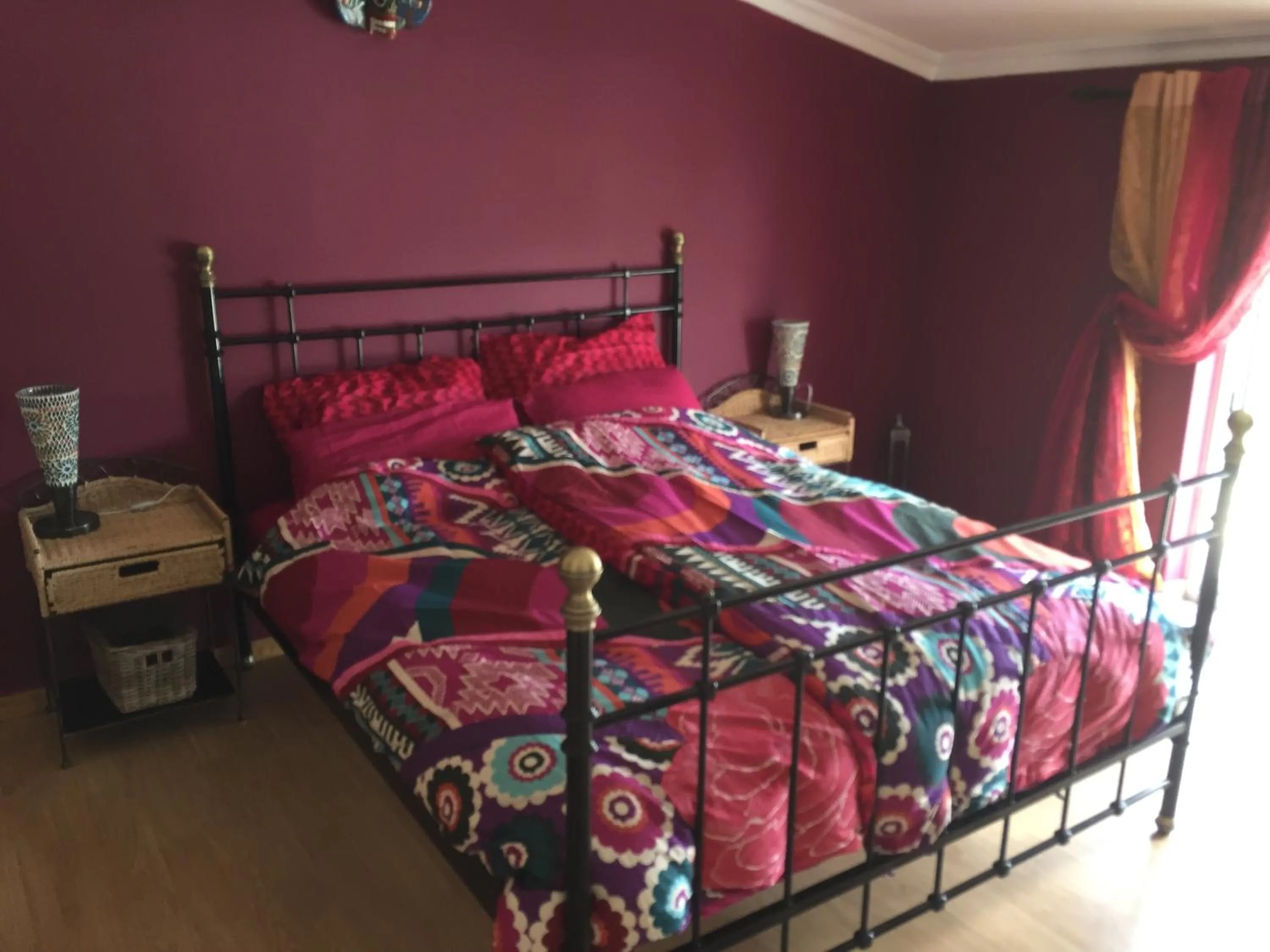 Decorative detail, Bed in Casa Traca