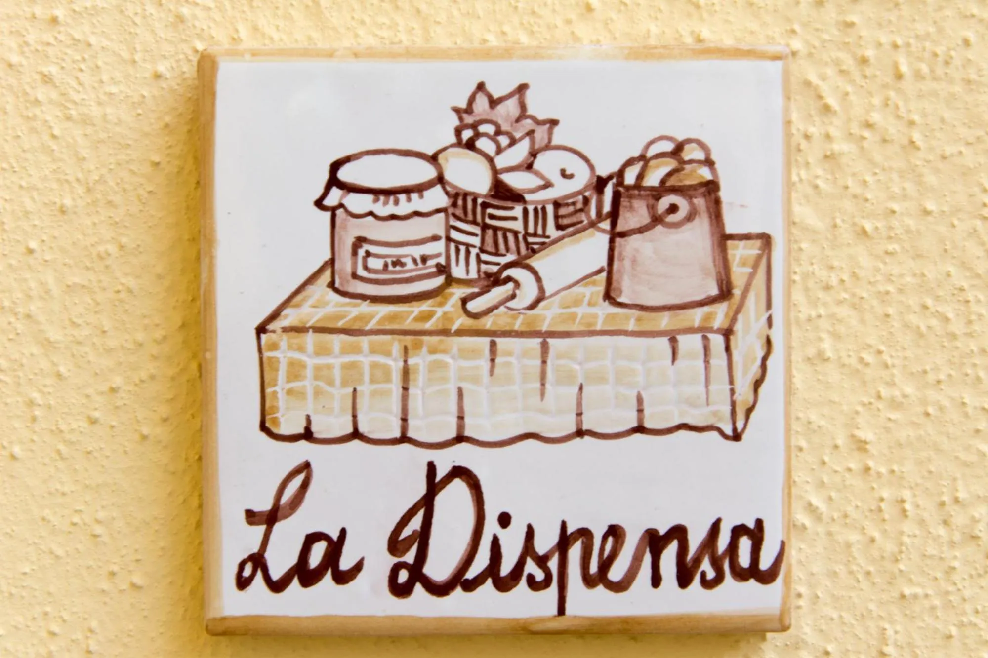 Decorative detail in Casa Nannina