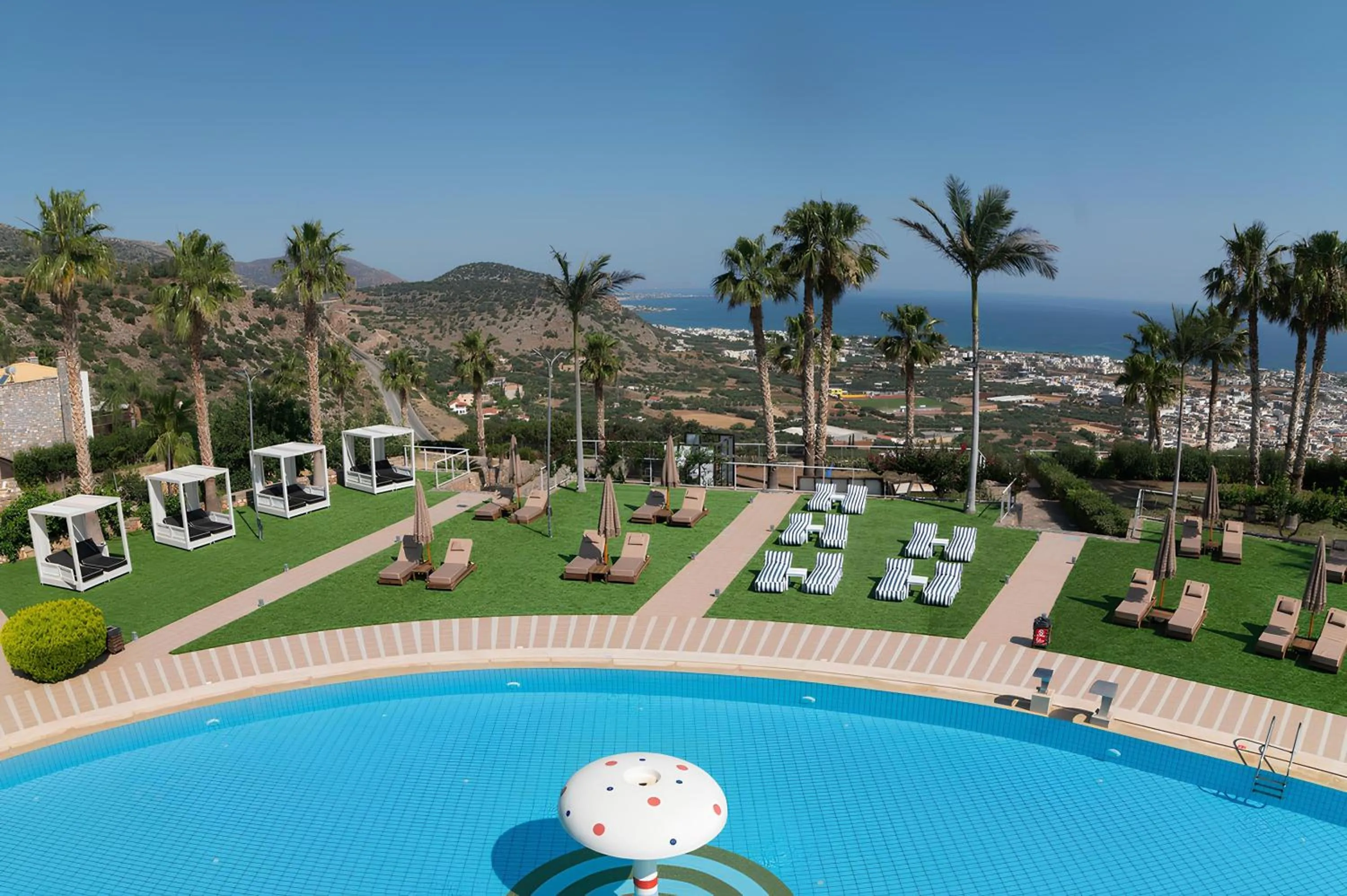 Mountain view in The Noverian Scenic Crete 5 Star Hilltop Villa Resort & Spa